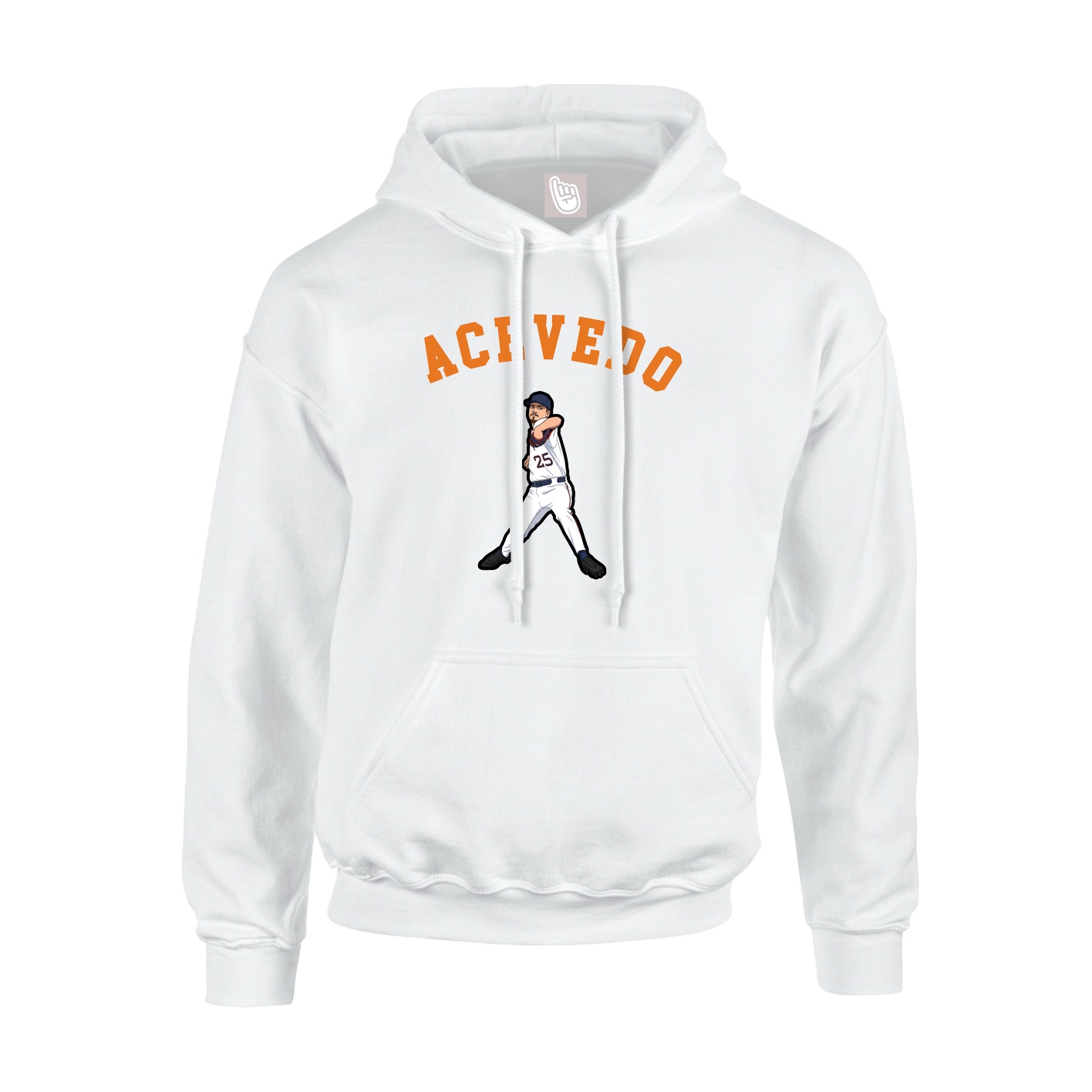 Hoodie — Shirsey Arch in White