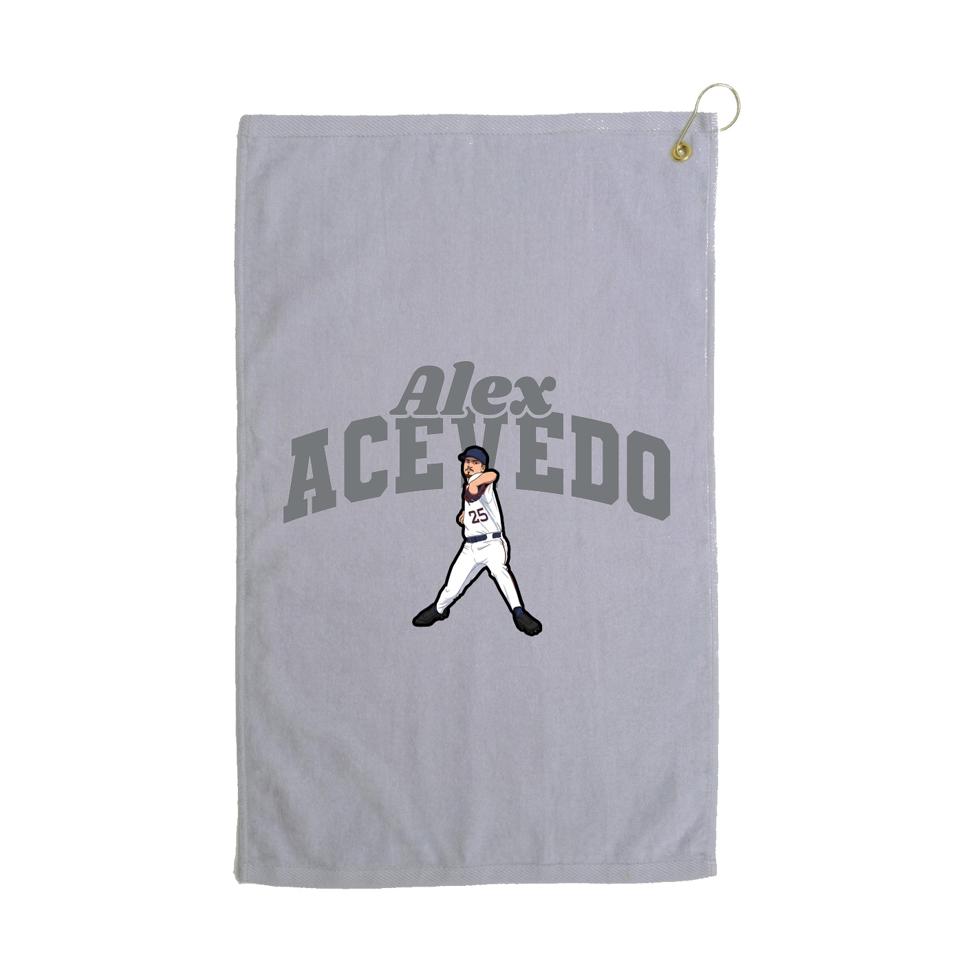 Golf Towel — Signature Arch in Grey