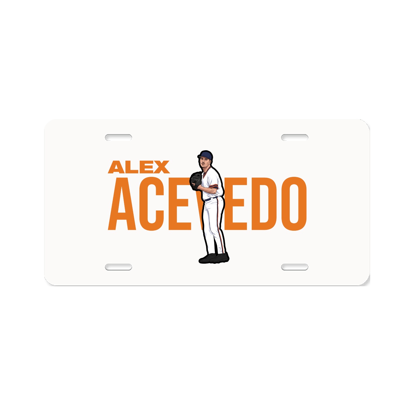 License Plate — Player Name in Classic