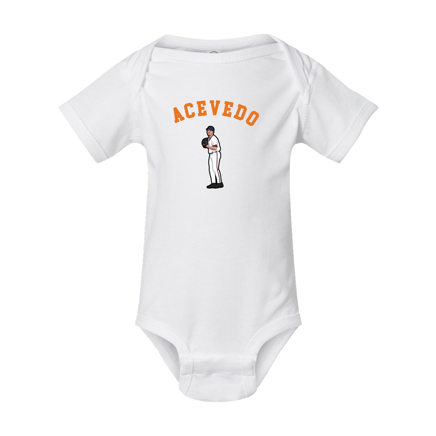 Baby Onesie — Shirsey Arch in White