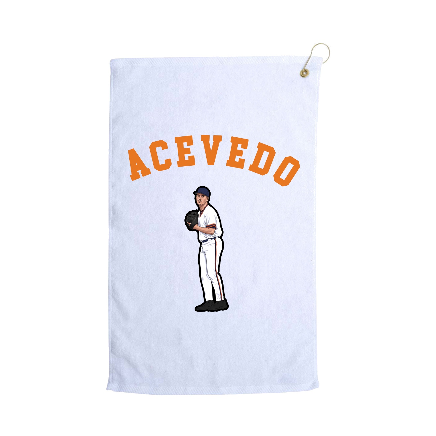 Golf Towel — Shirsey Arch in White