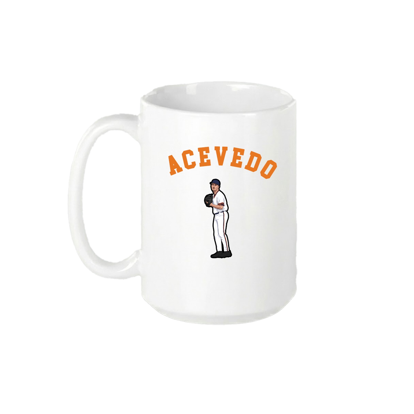 15oz Coffee Mug — Shirsey Arch in White
