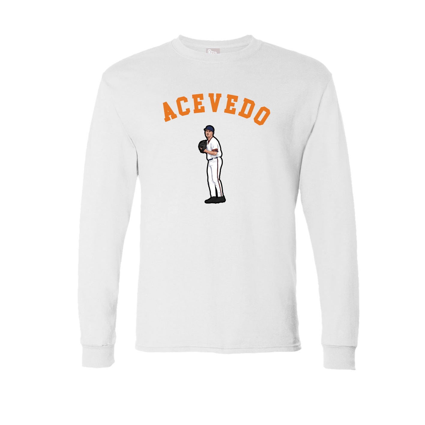 Long Sleeve Tee — Shirsey Arch in White