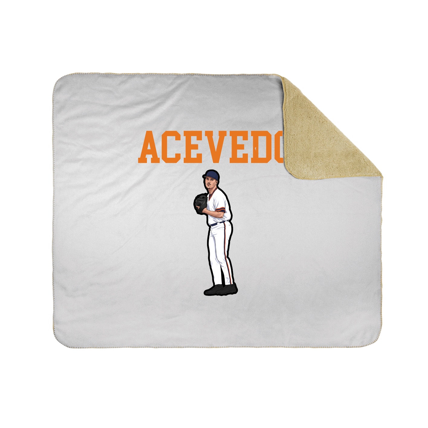 Throw Blanket — Shirsey in White