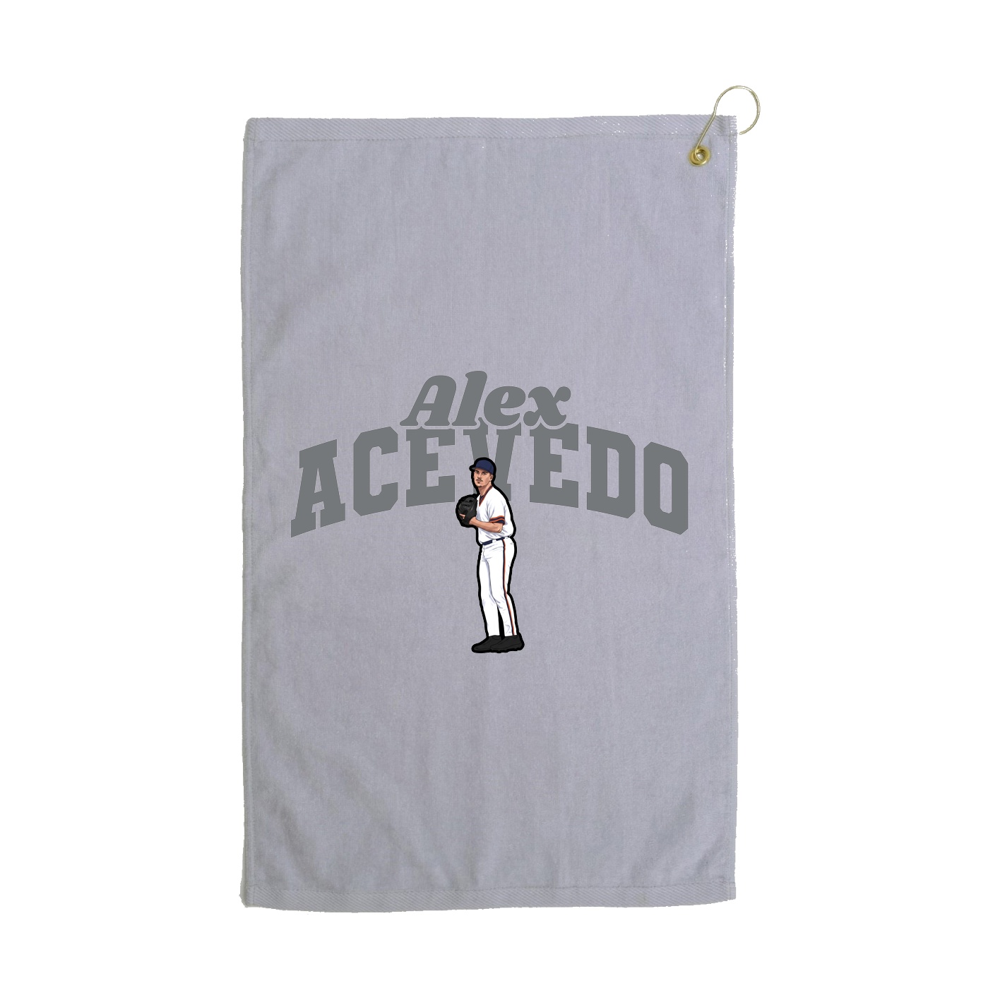 Golf Towel — Signature Arch in Grey
