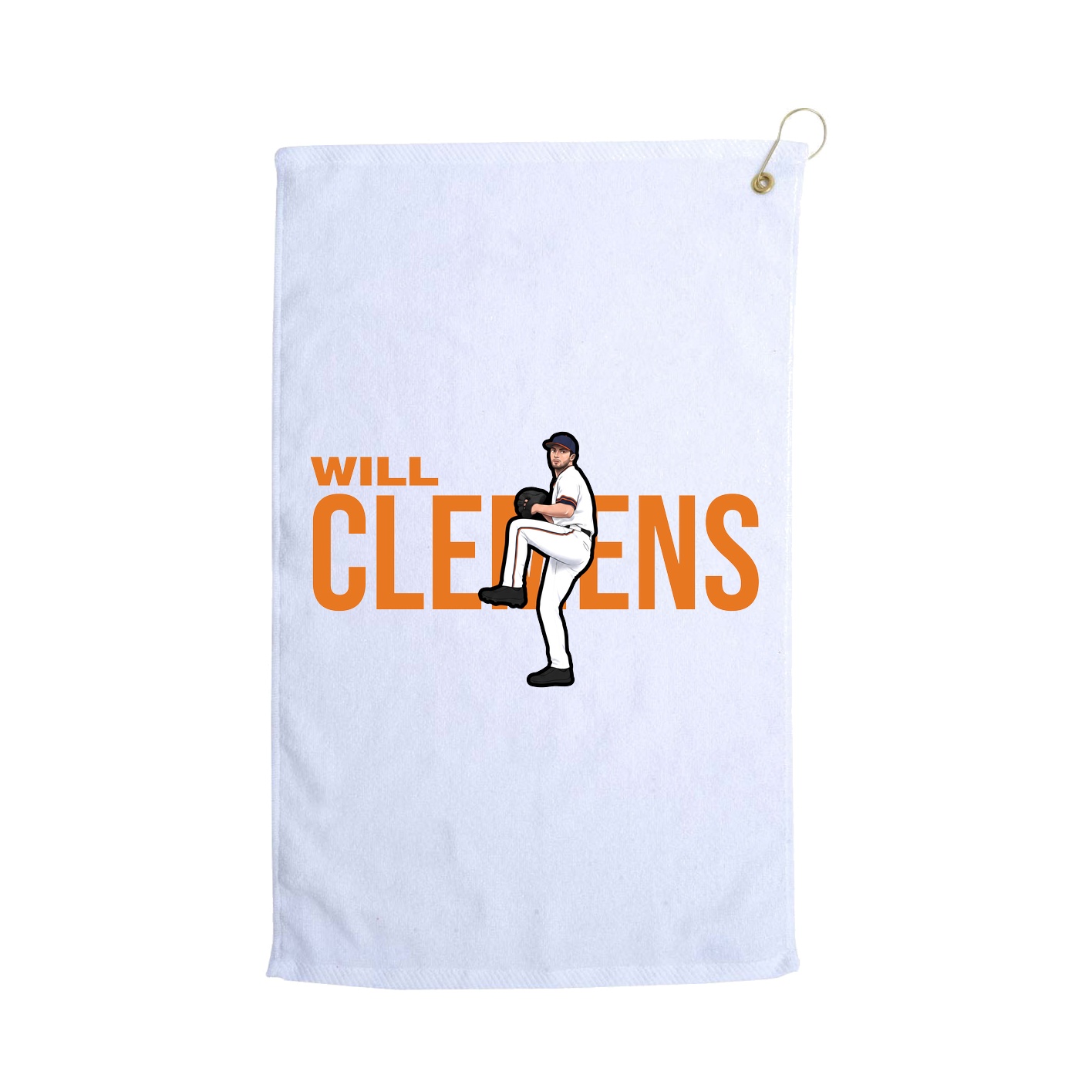 Golf Towel — Player Name in White