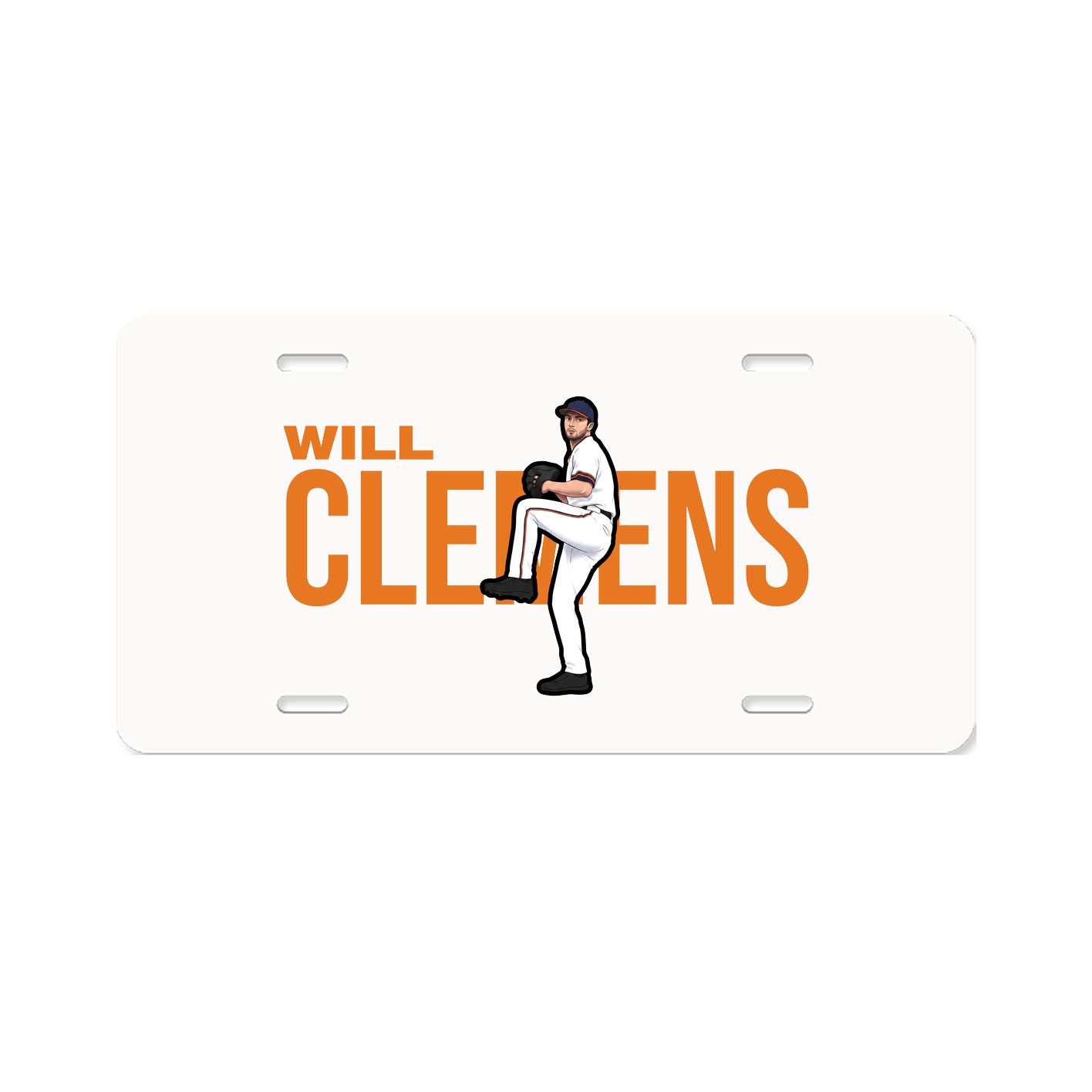 License Plate — Player Name in Classic