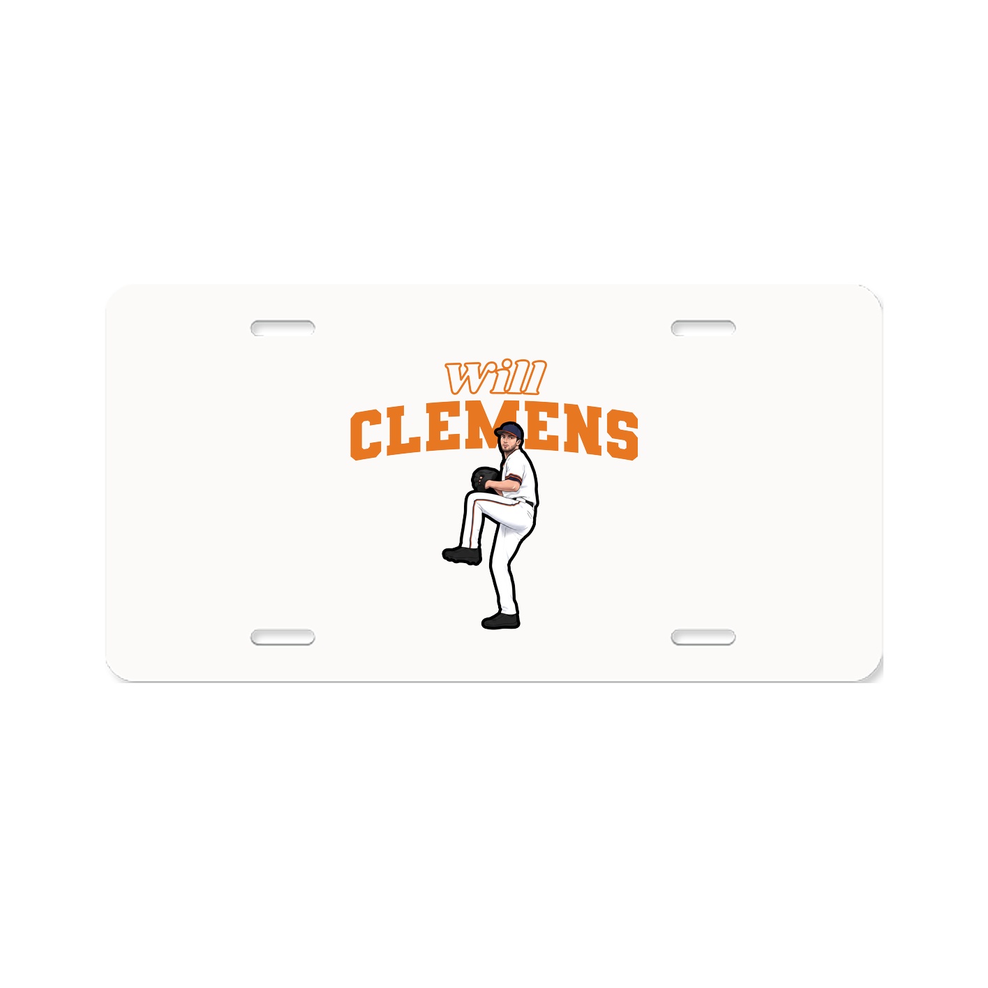 License Plate — Name Arch in Classic