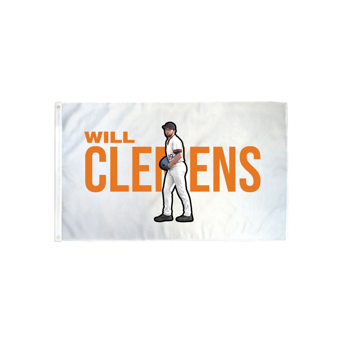 3x5 Flag — Player Name in Classic