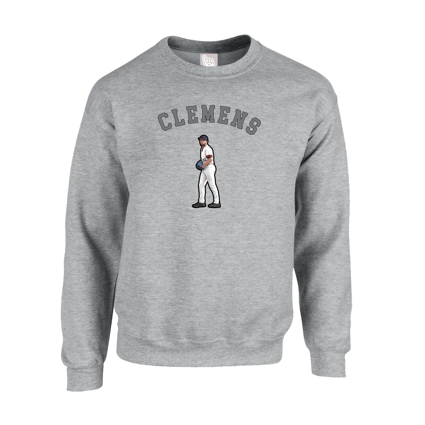 Fleece Crew — Shirsey Arch in Grey