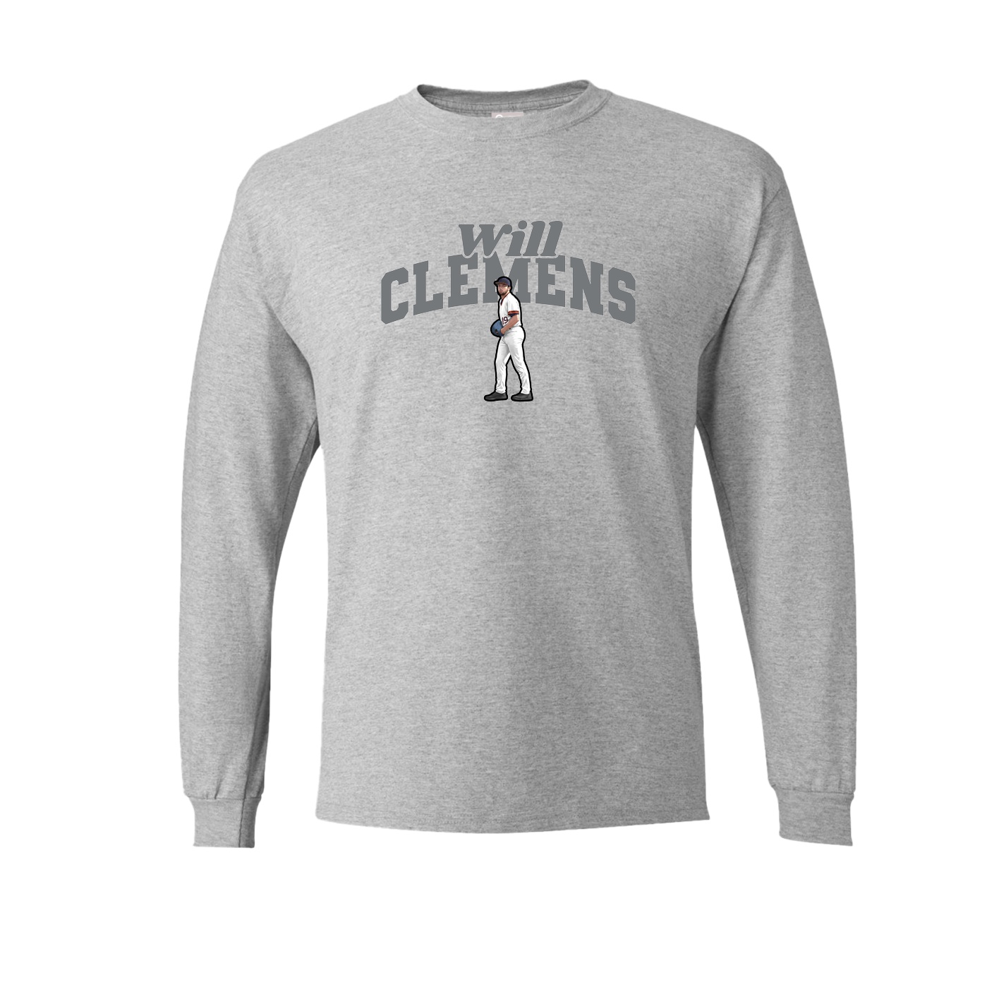 Long Sleeve Tee — Signature Arch in Grey