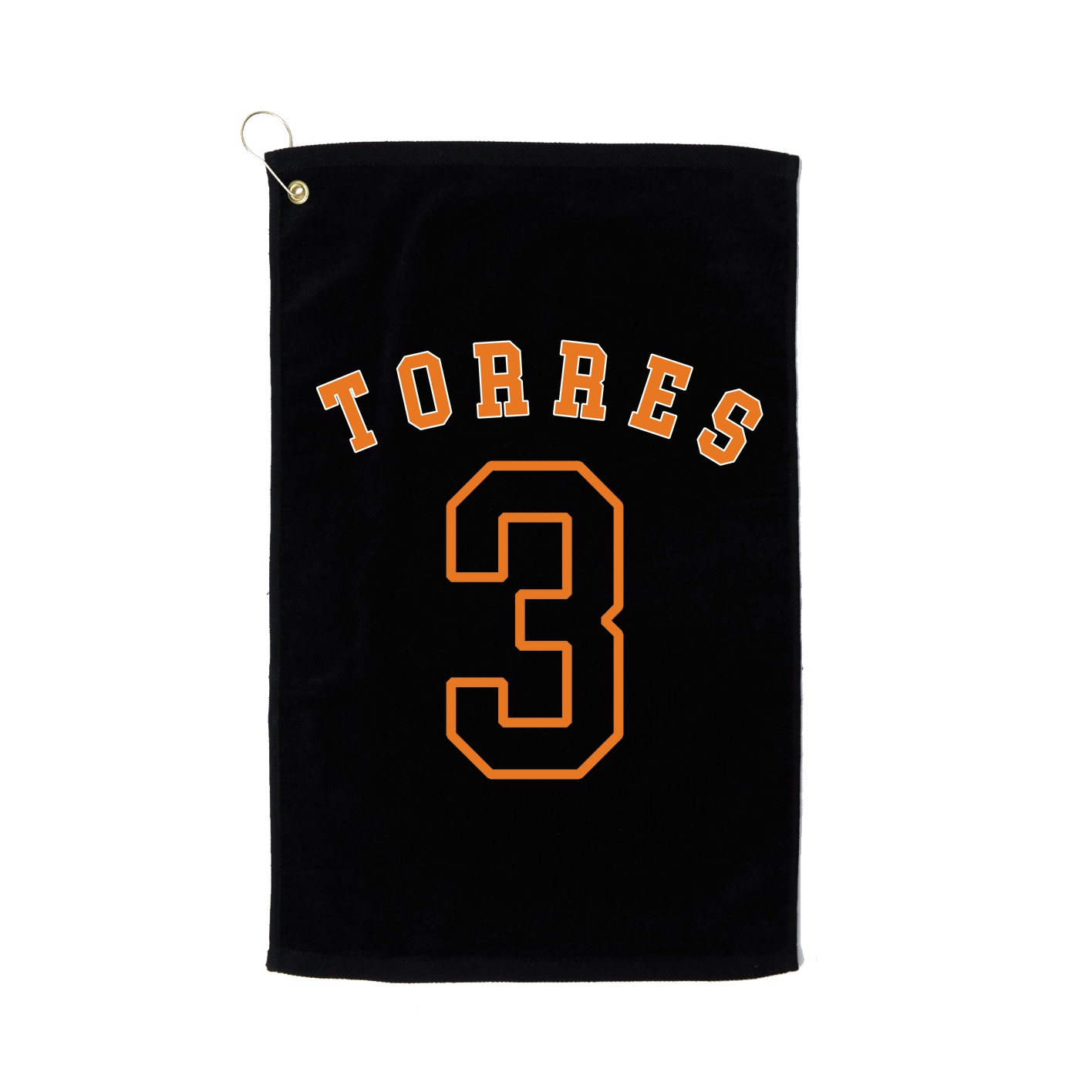 Golf Towel — Shirsey Arch in Black