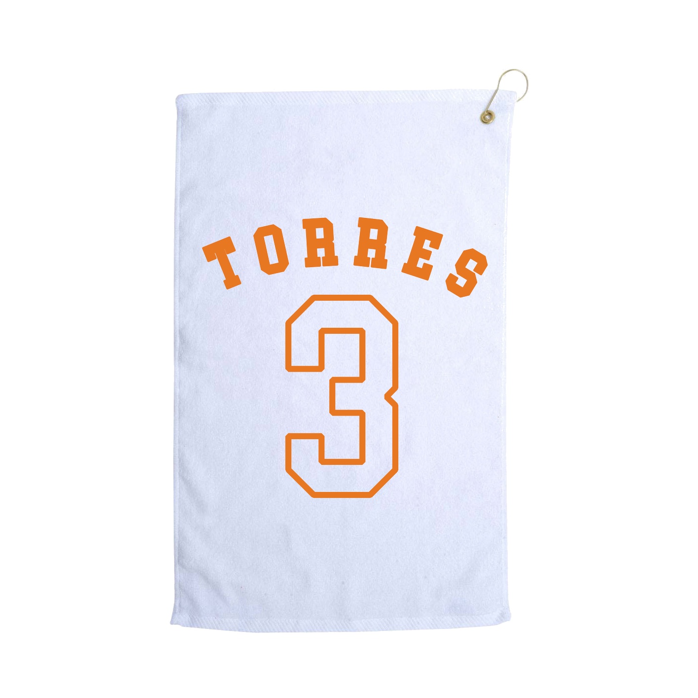 Golf Towel — Shirsey Arch in White