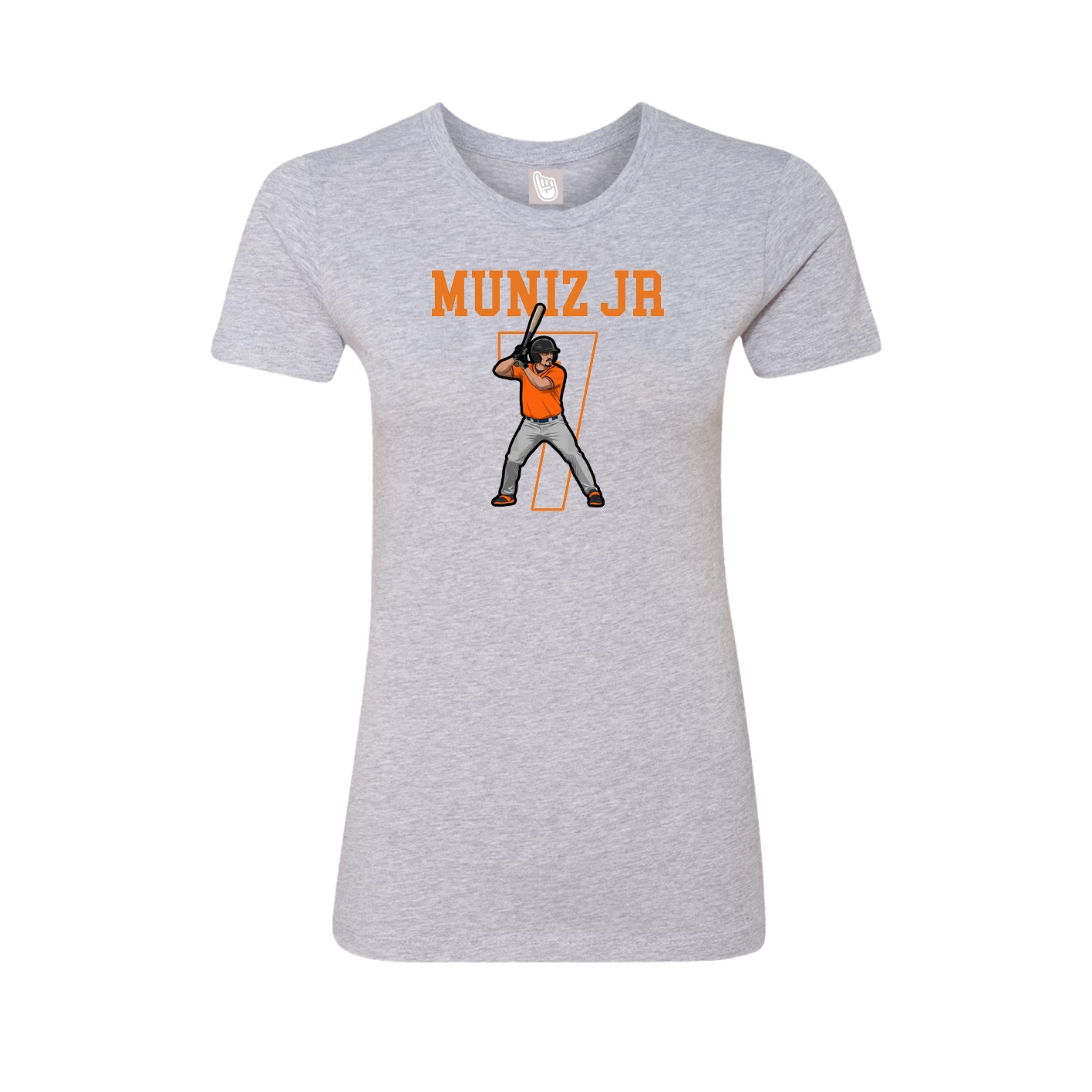 Fitted Women's Tee — Shirsey in Grey