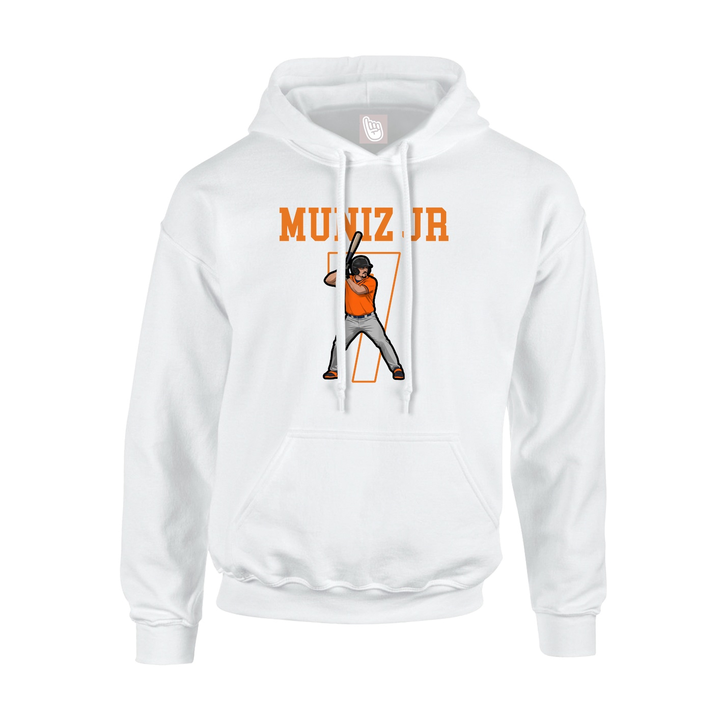 Hoodie — Shirsey in White