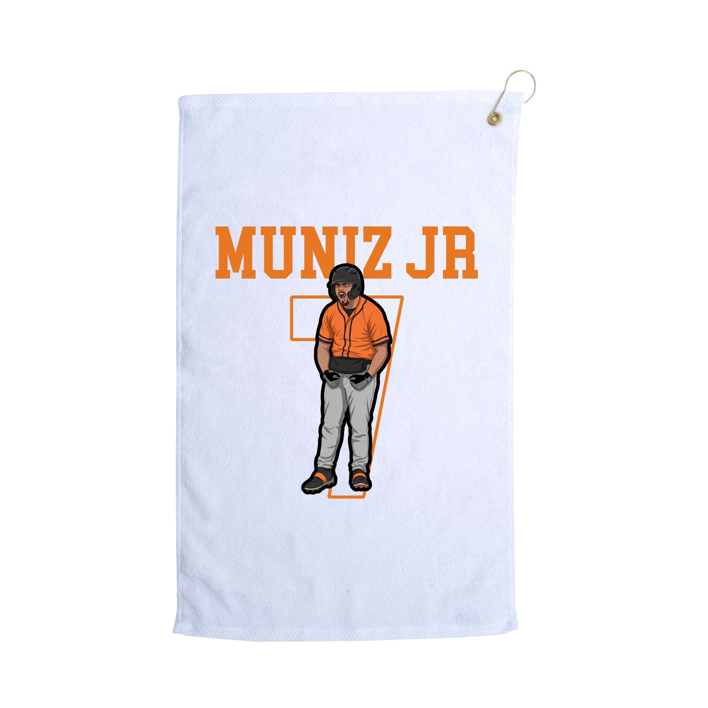 Golf Towel — Shirsey in White