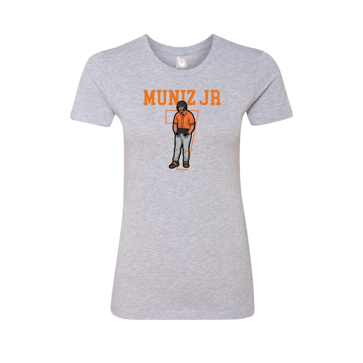 Fitted Women's Tee — Shirsey in Grey
