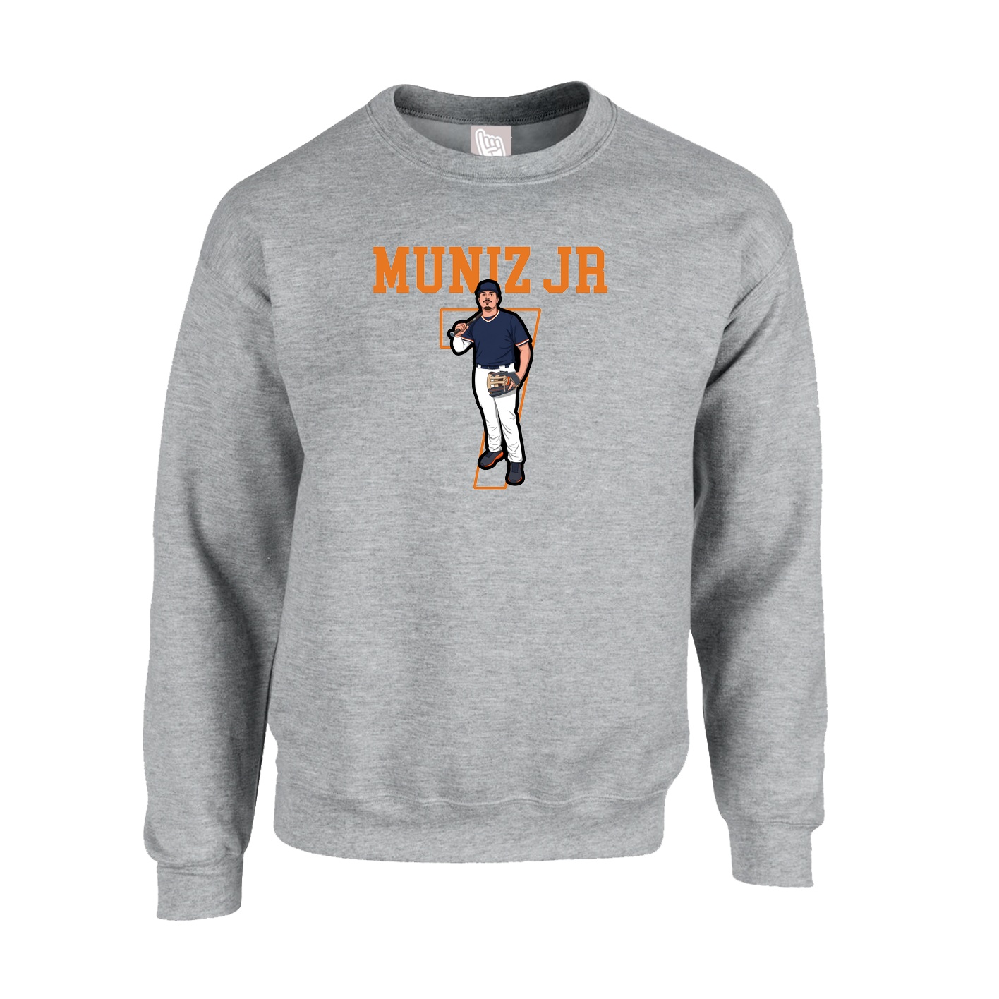 Fleece Crew — Shirsey in Grey