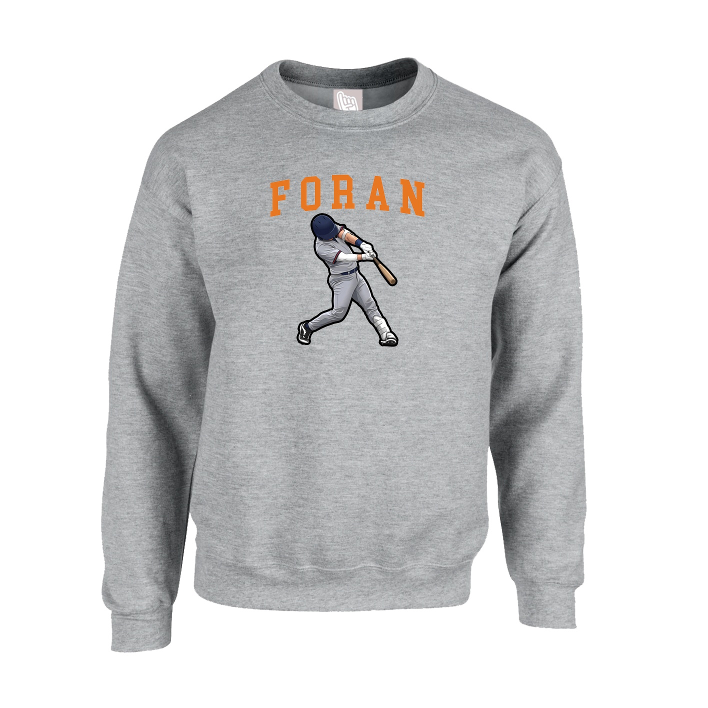 Fleece Crew — Shirsey in Grey