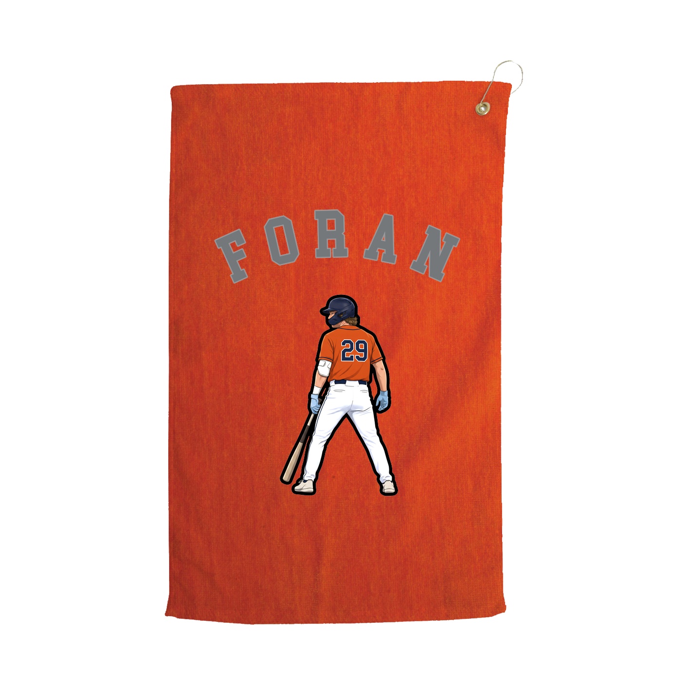 Golf Towel — Shirsey Arch in Orange