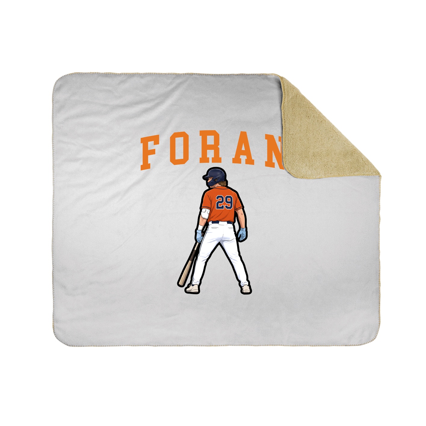 Throw Blanket — Shirsey in White