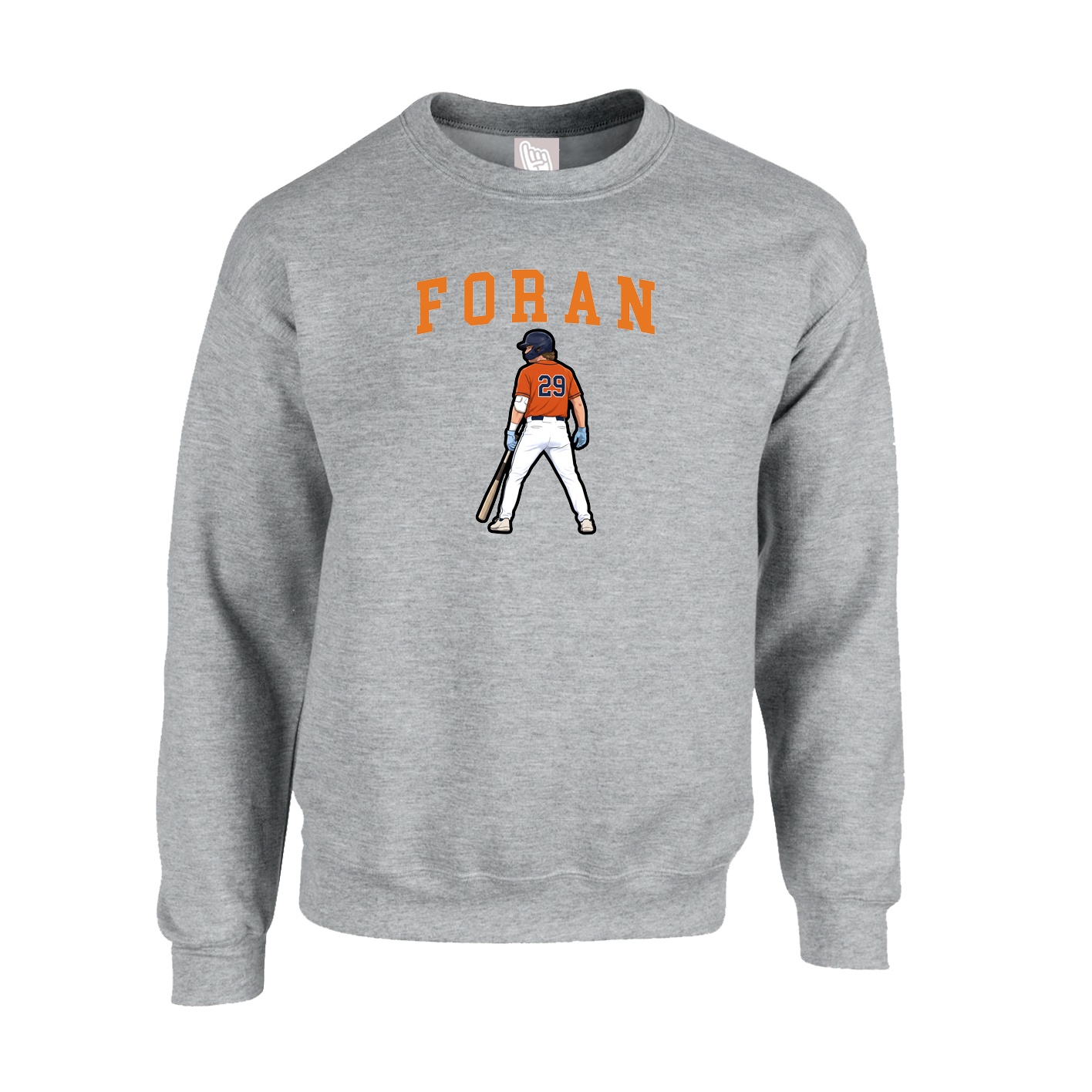 Fleece Crew — Shirsey in Grey