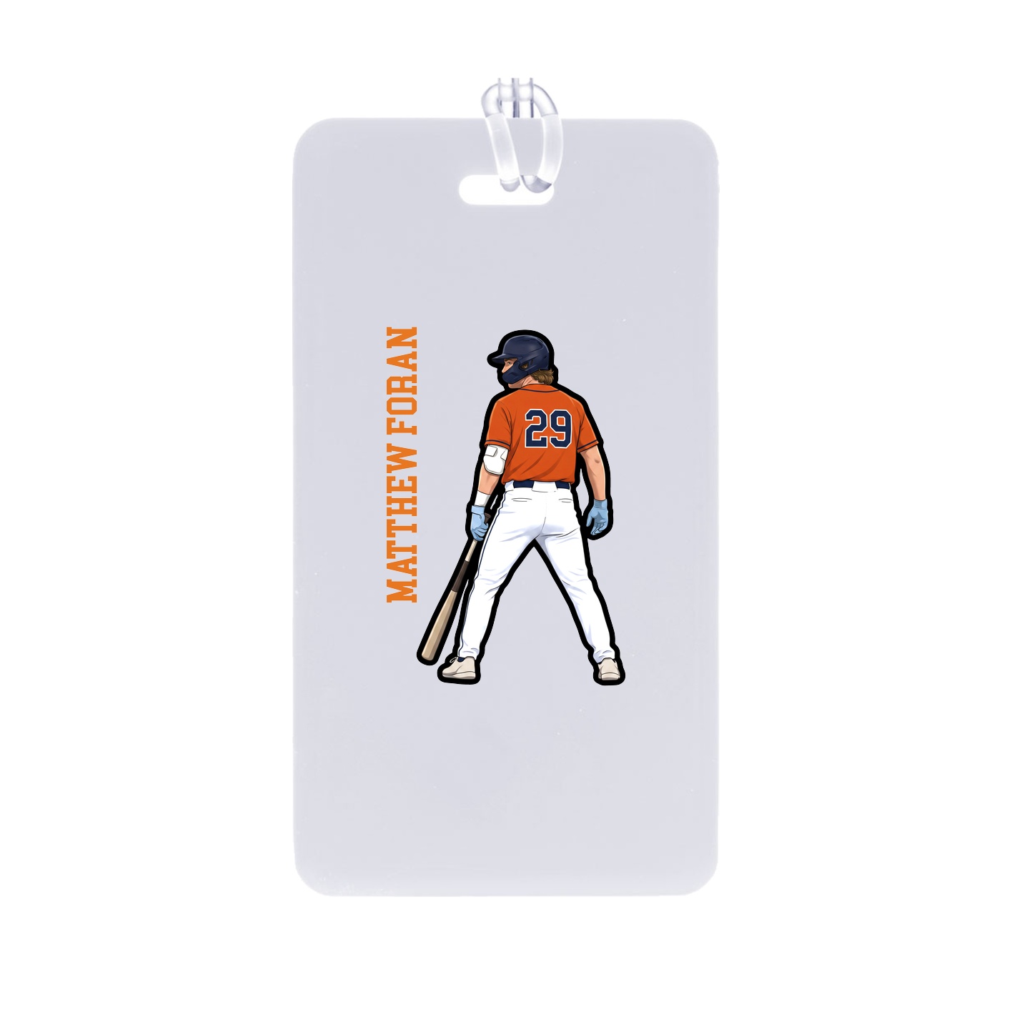 Bag Tag — Name Vertical in Classic