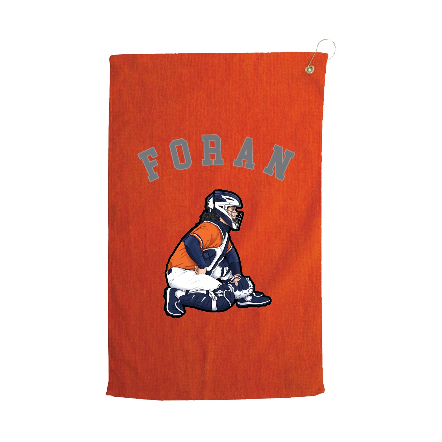 Golf Towel — Shirsey Arch in Orange