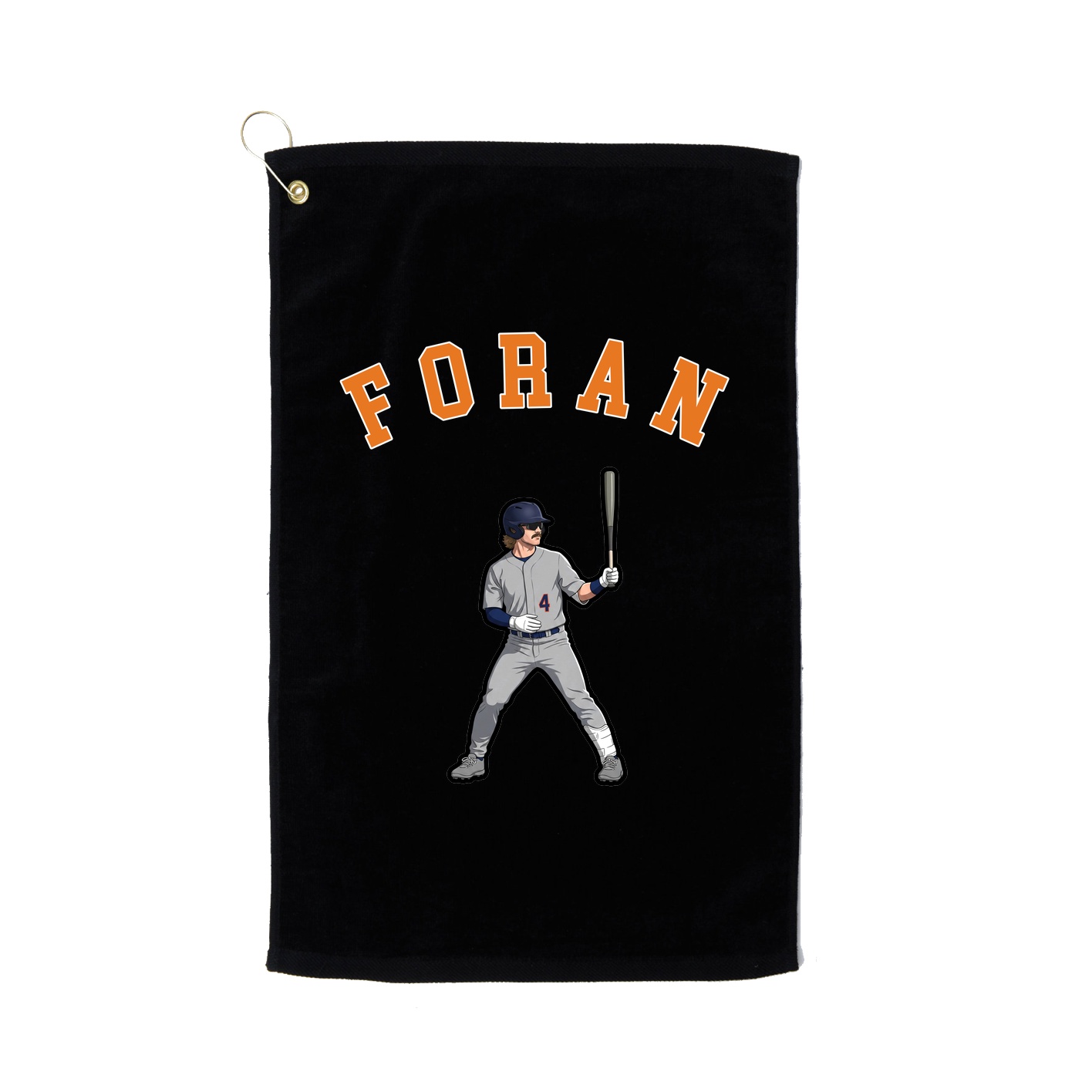 Golf Towel — Shirsey Arch in Black