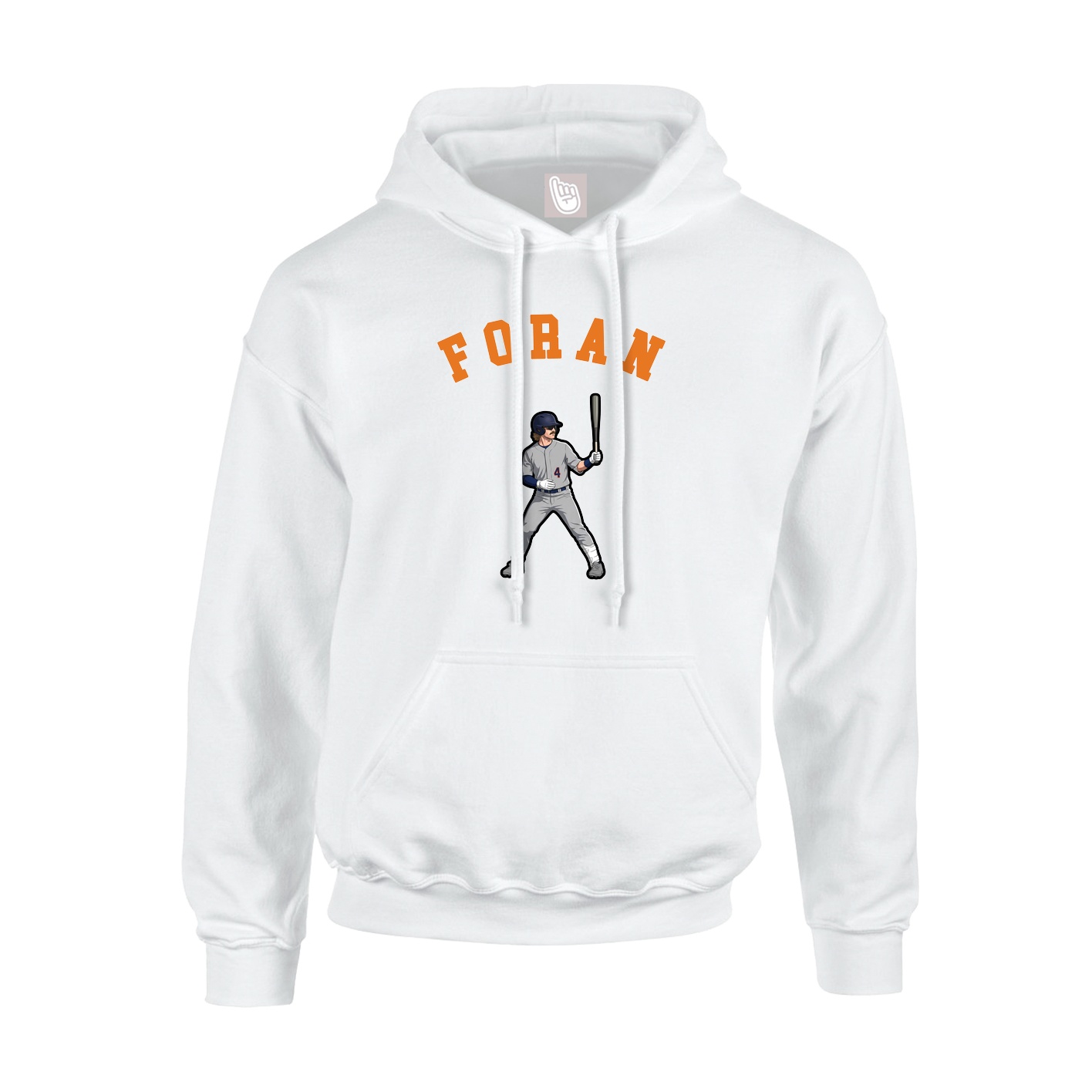 Hoodie — Shirsey Arch in White