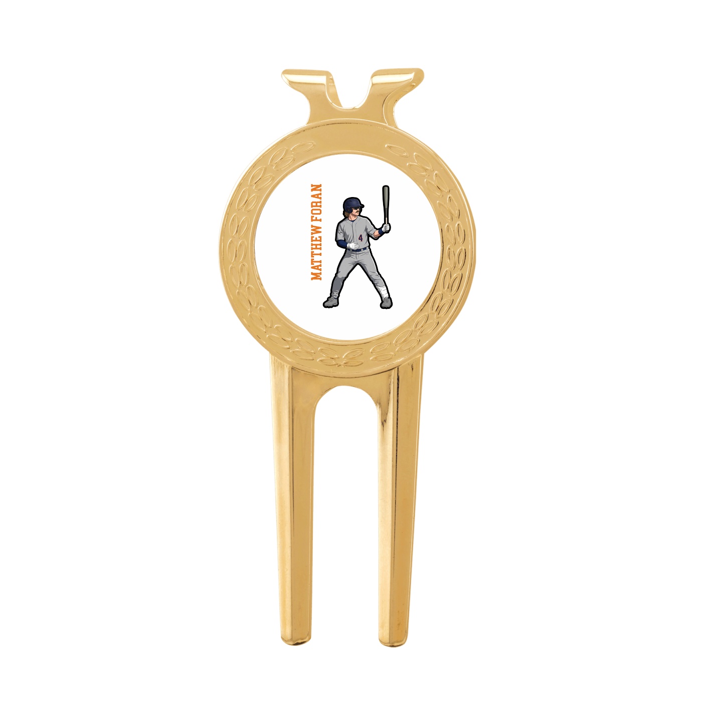 Divot Tool with Ball Marker — Name Vertical in Classic