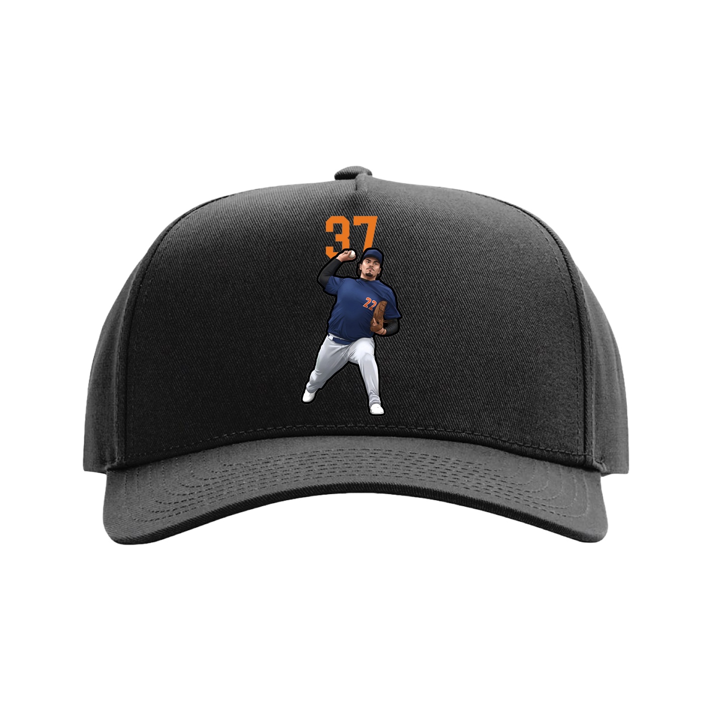 Full Fabric Five-Panel Champ Cap