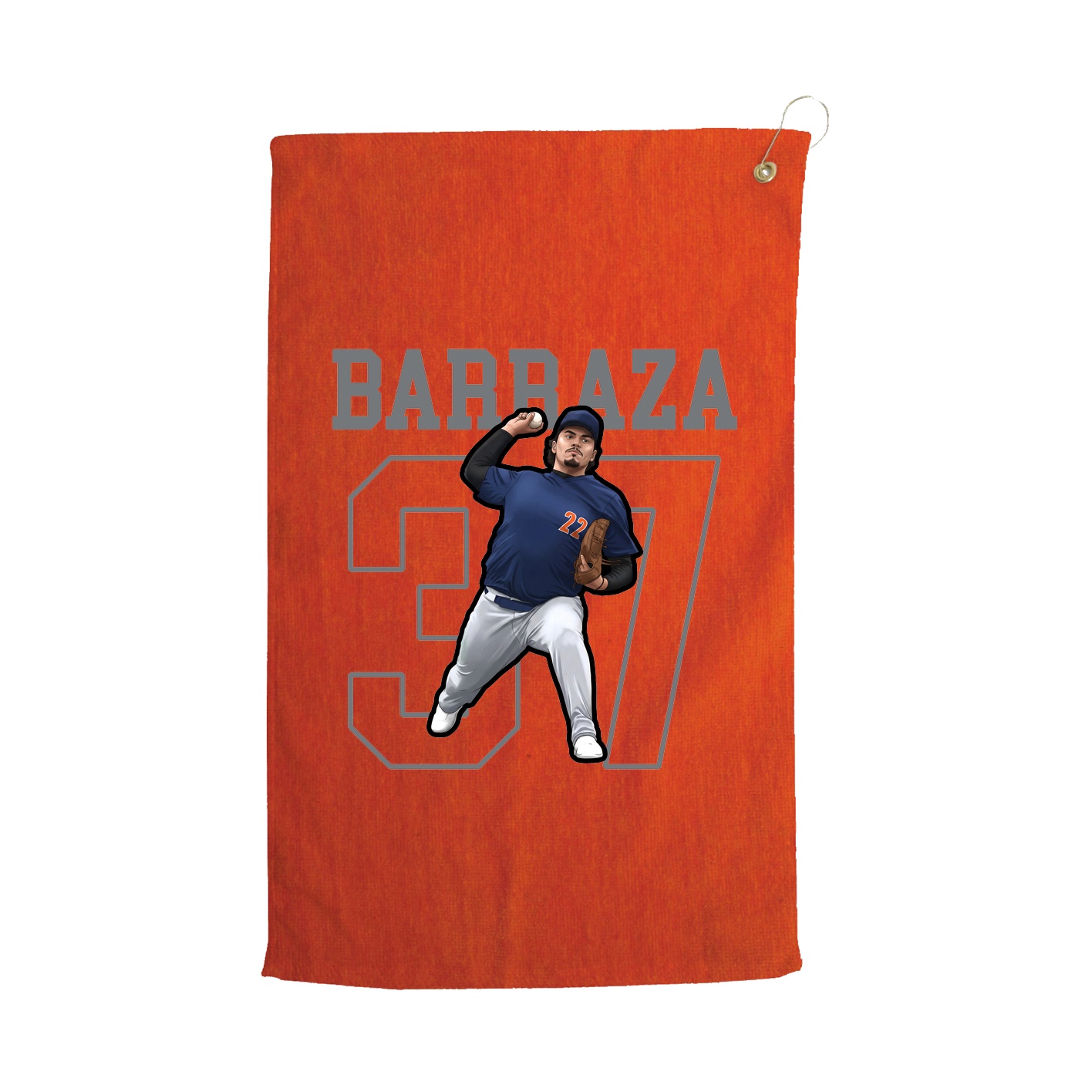 Golf Towel — Shirsey in Orange