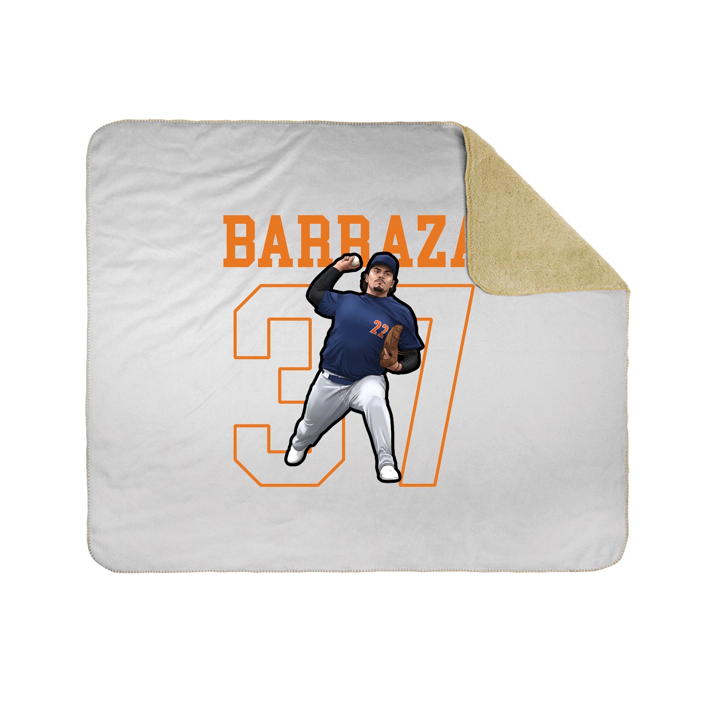 Throw Blanket — Shirsey in White