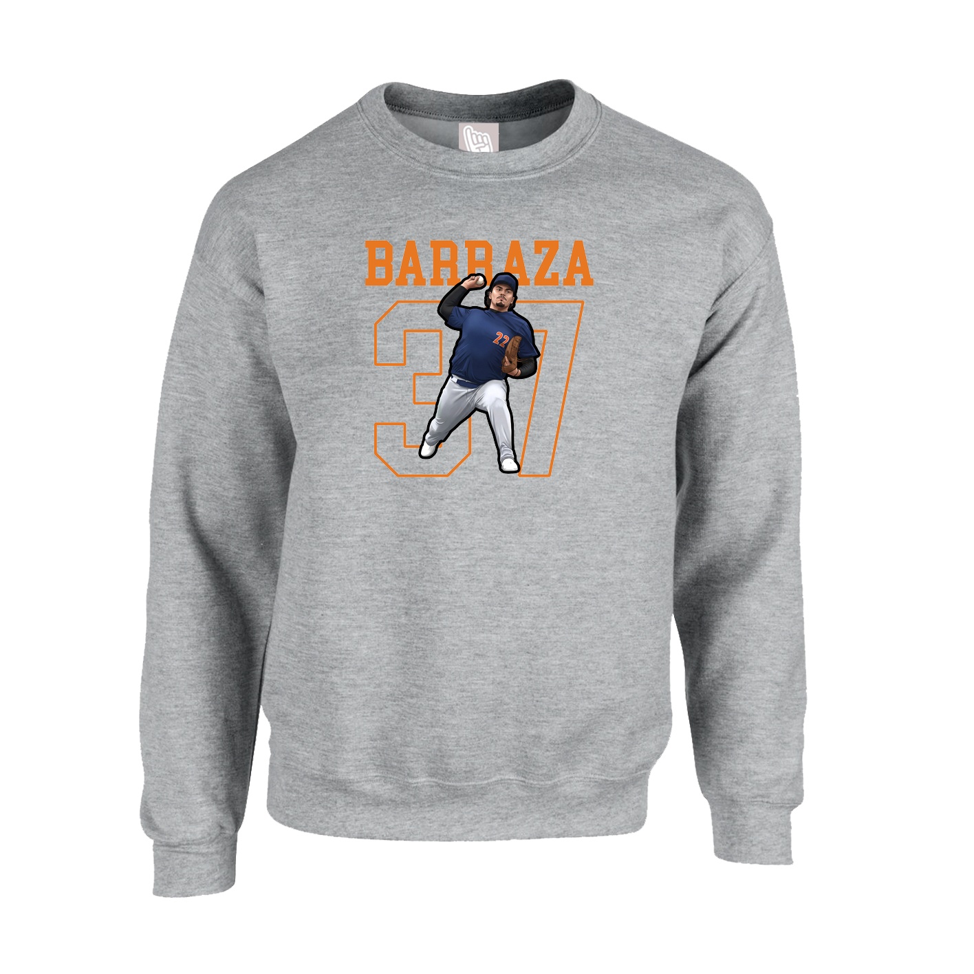 Fleece Crew — Shirsey in Grey