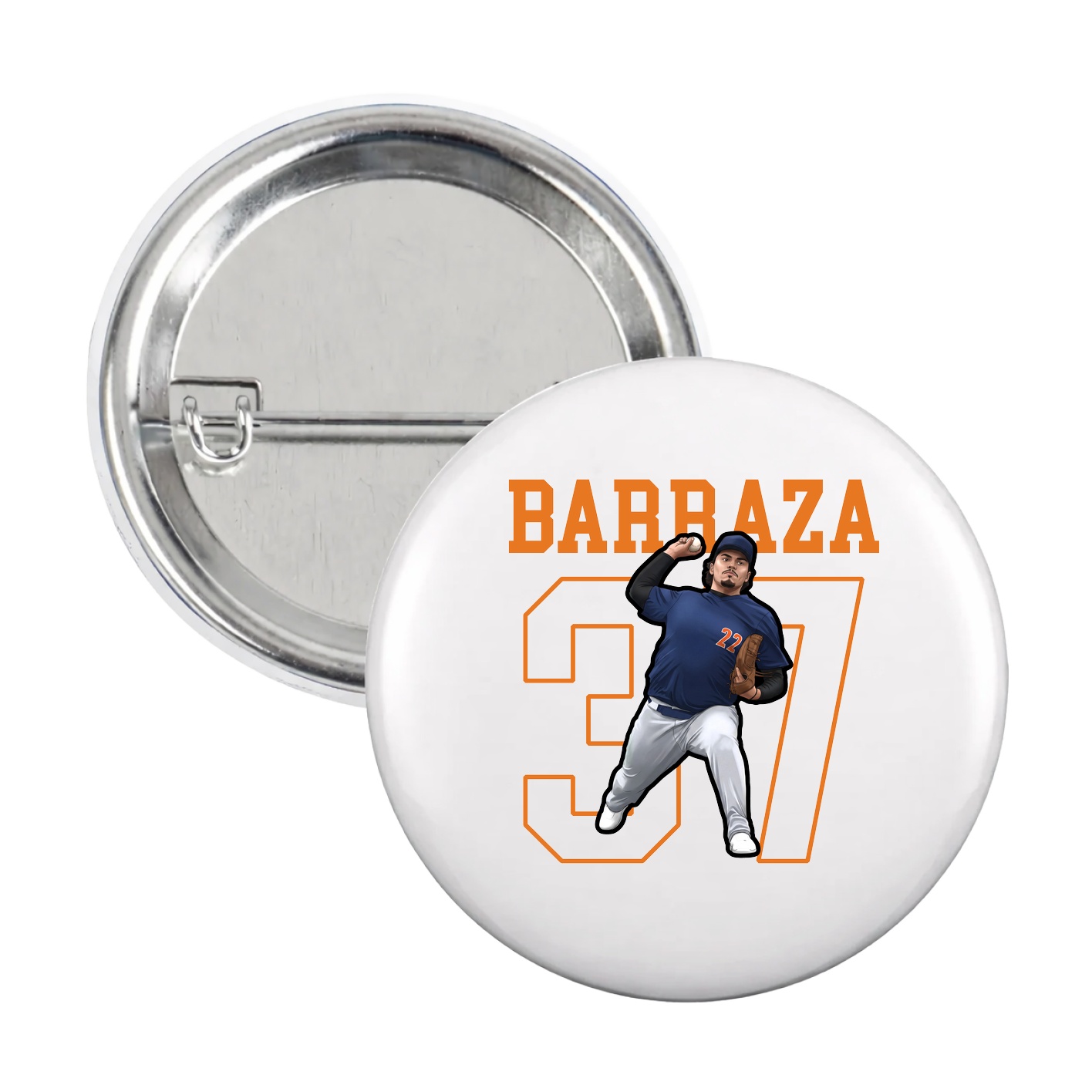 Game Day Button — Shirsey in White