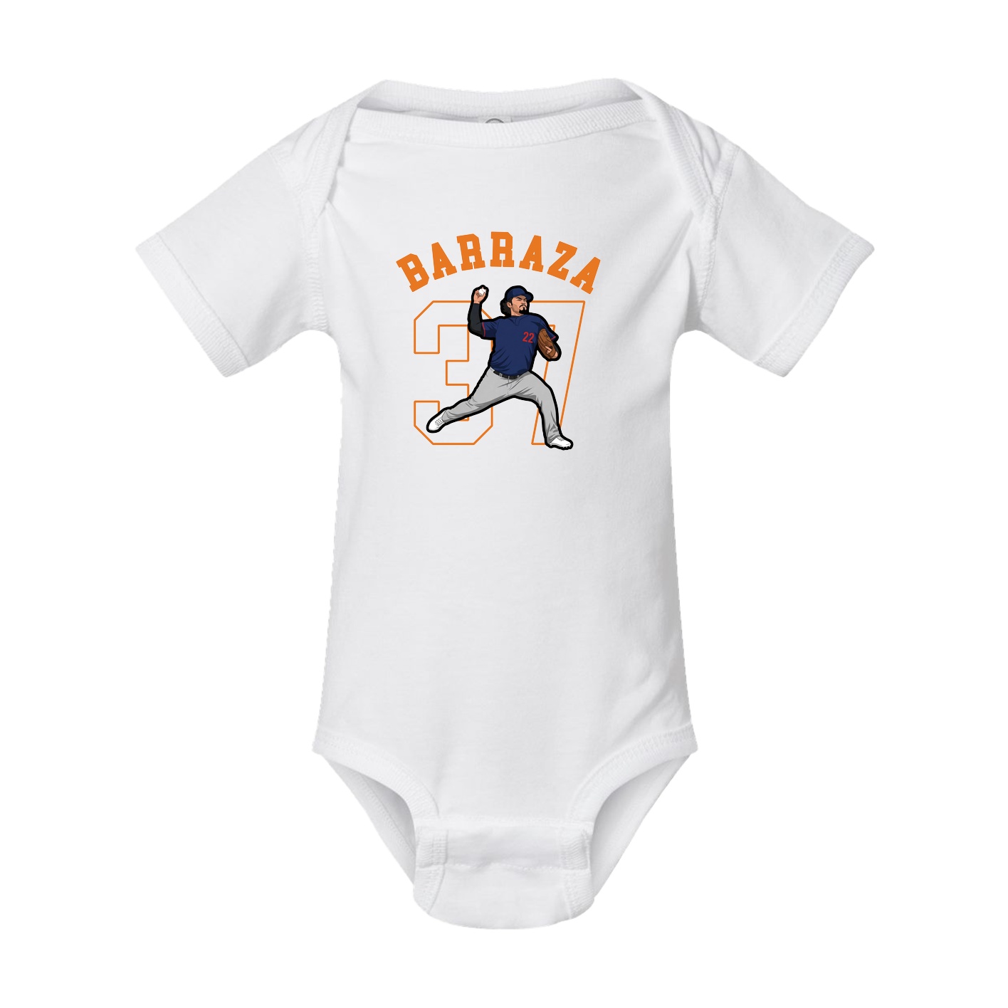 Baby Onesie — Shirsey Arch in White