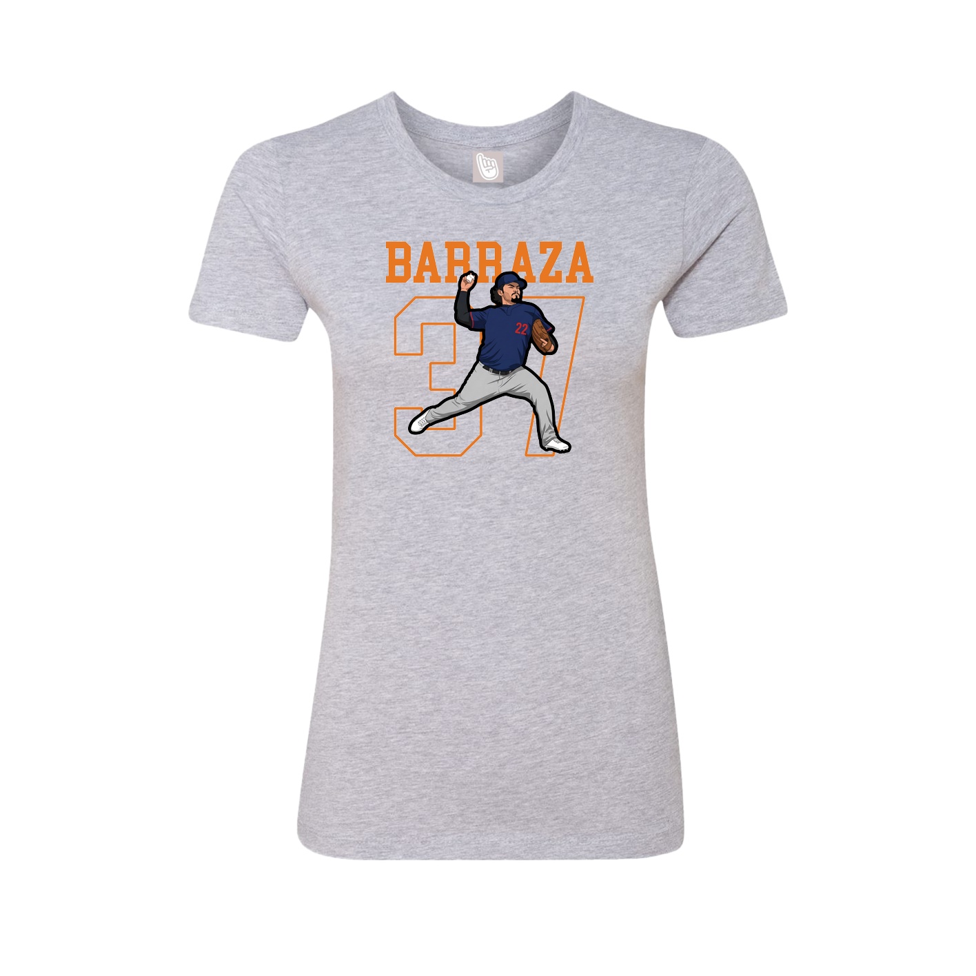 Fitted Women's Tee — Shirsey in Grey