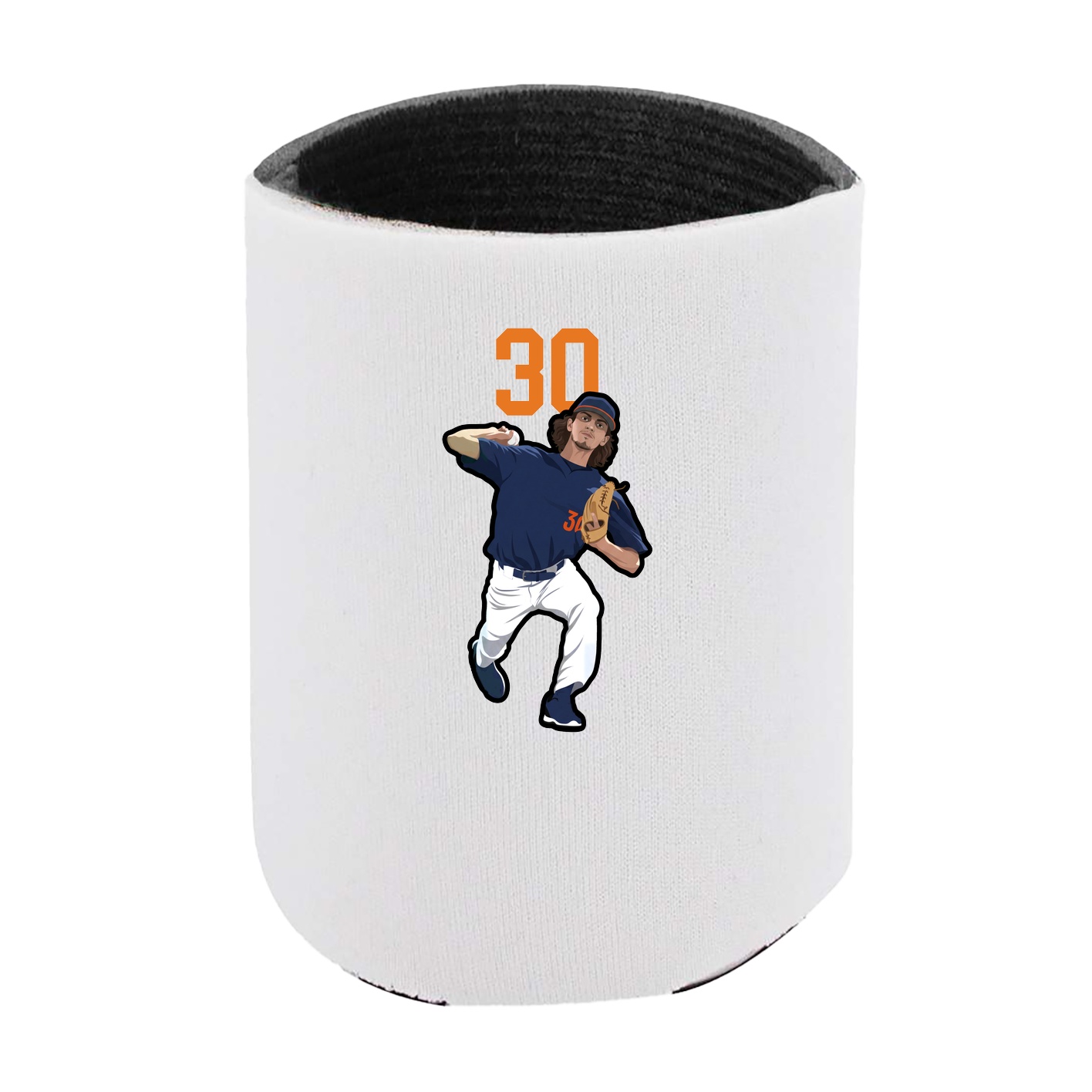 Can Holder — Number Top in White