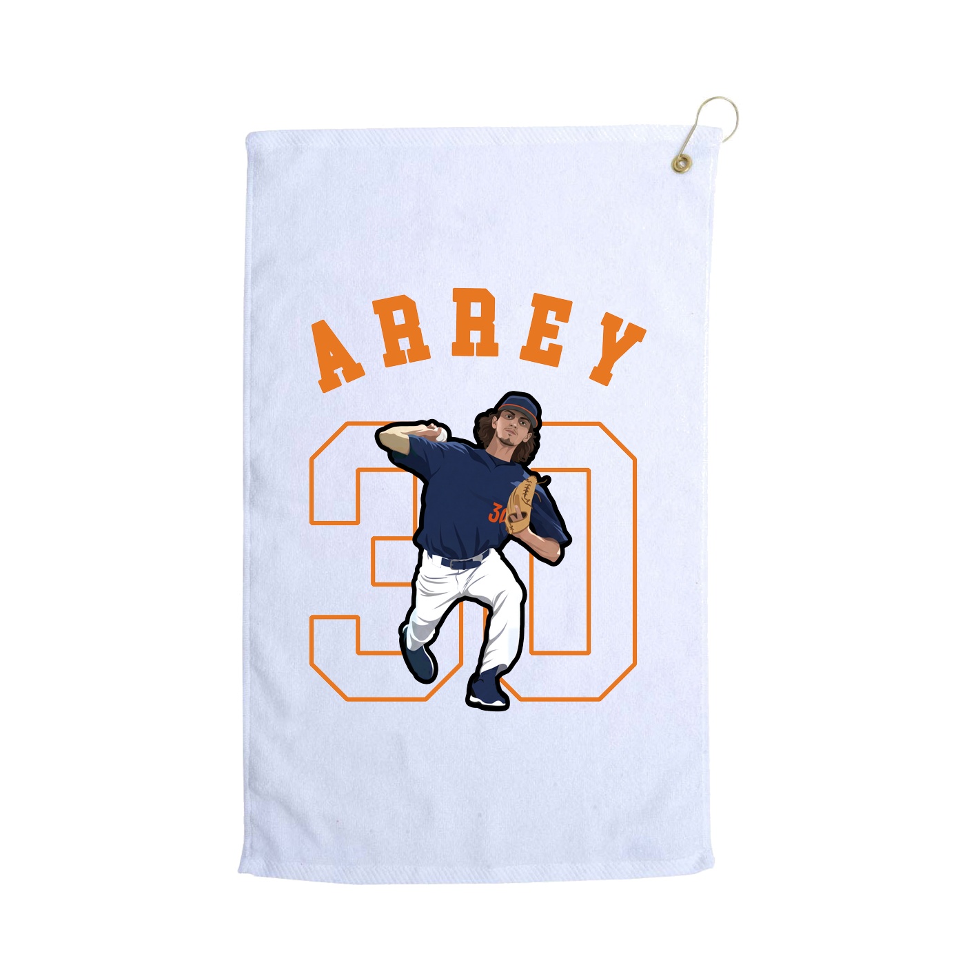 Golf Towel — Shirsey Arch in White