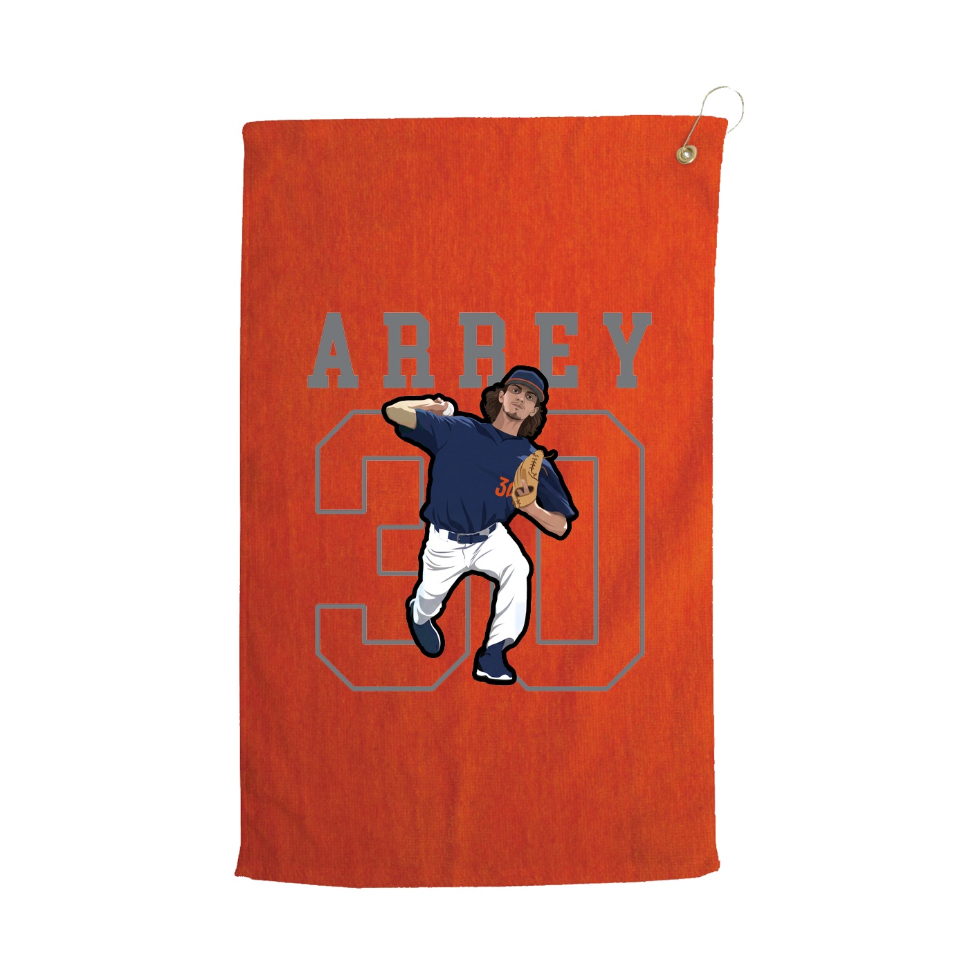 Golf Towel — Shirsey in Orange