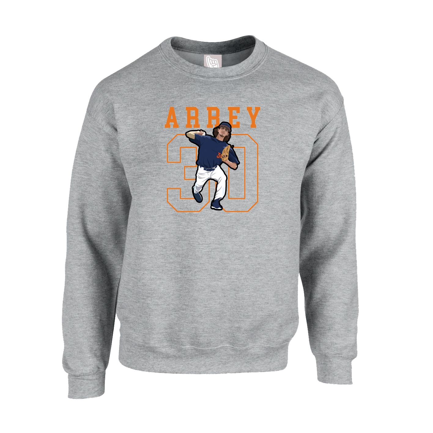 Fleece Crew — Shirsey in Grey