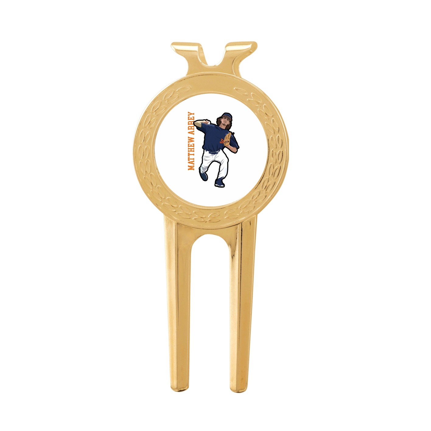Divot Tool with Ball Marker — Name Vertical in Classic