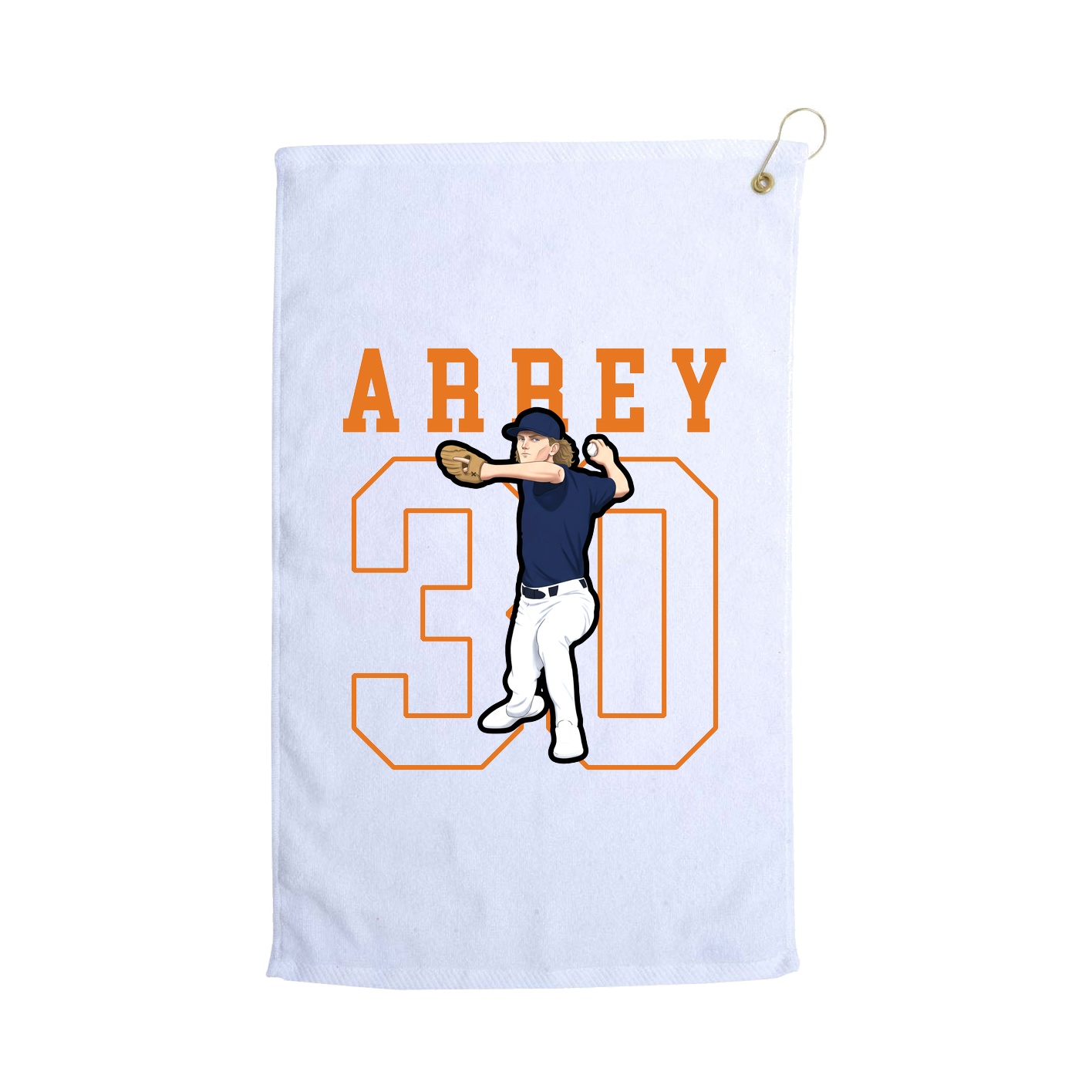 Golf Towel — Shirsey in White