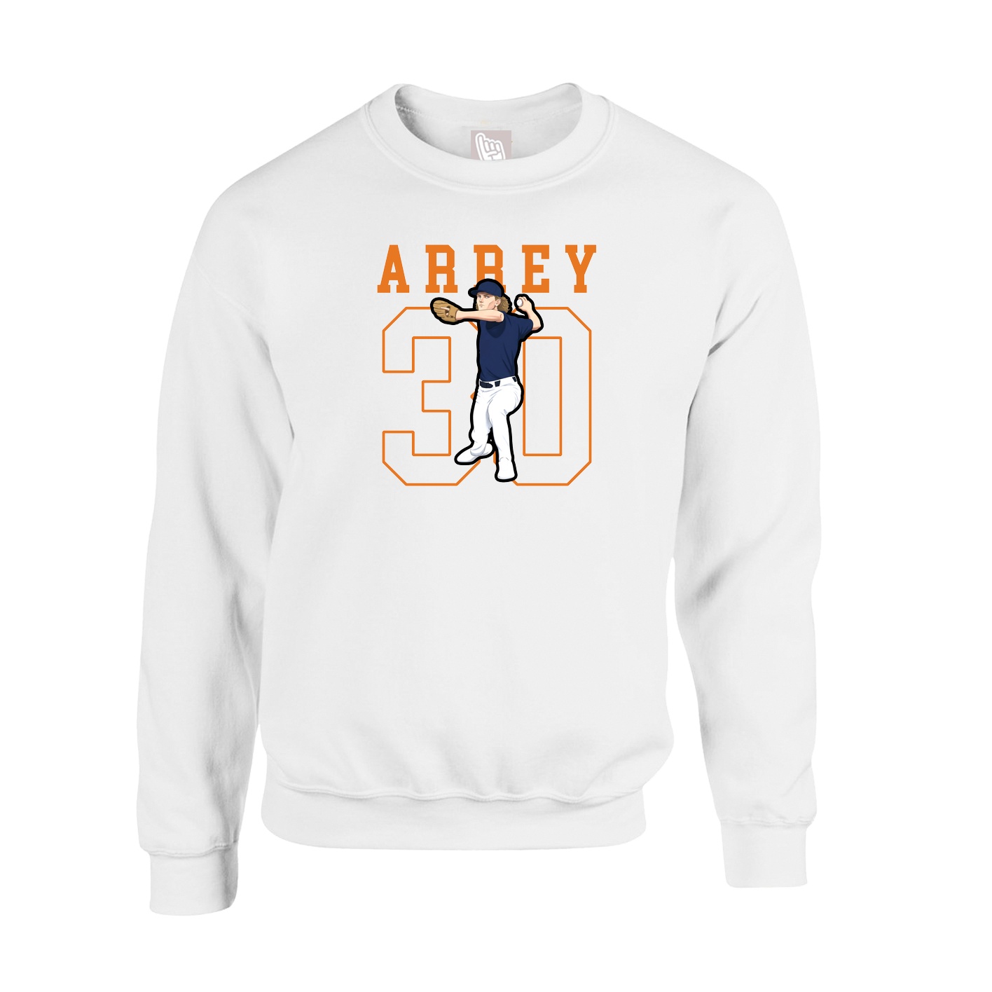 Fleece Crew — Shirsey in White