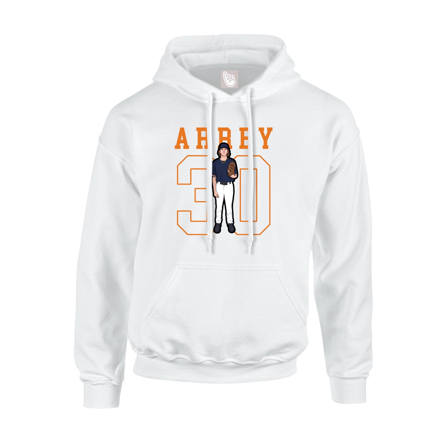 Hoodie — Shirsey in White