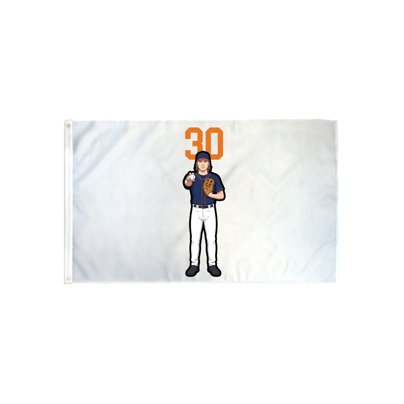 3x5 Flag — Number Top in Classic