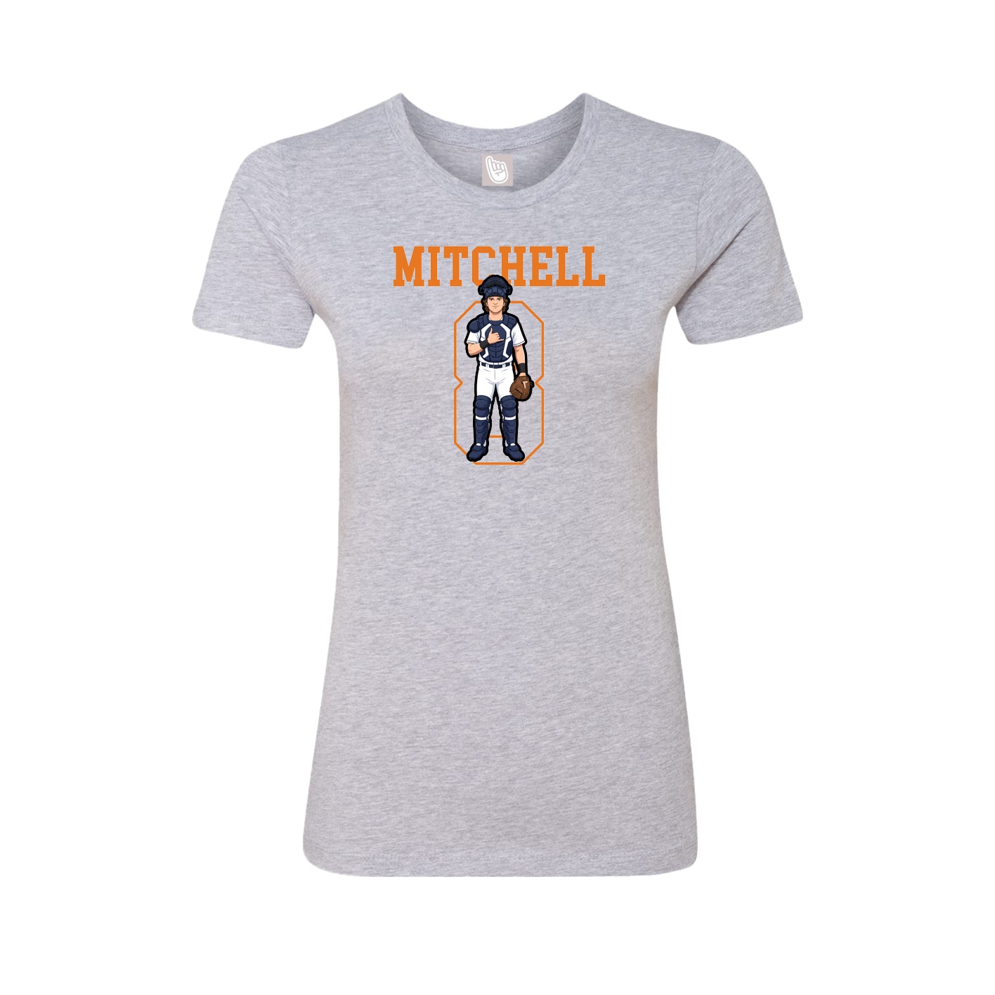 Fitted Women's Tee — Shirsey in Grey