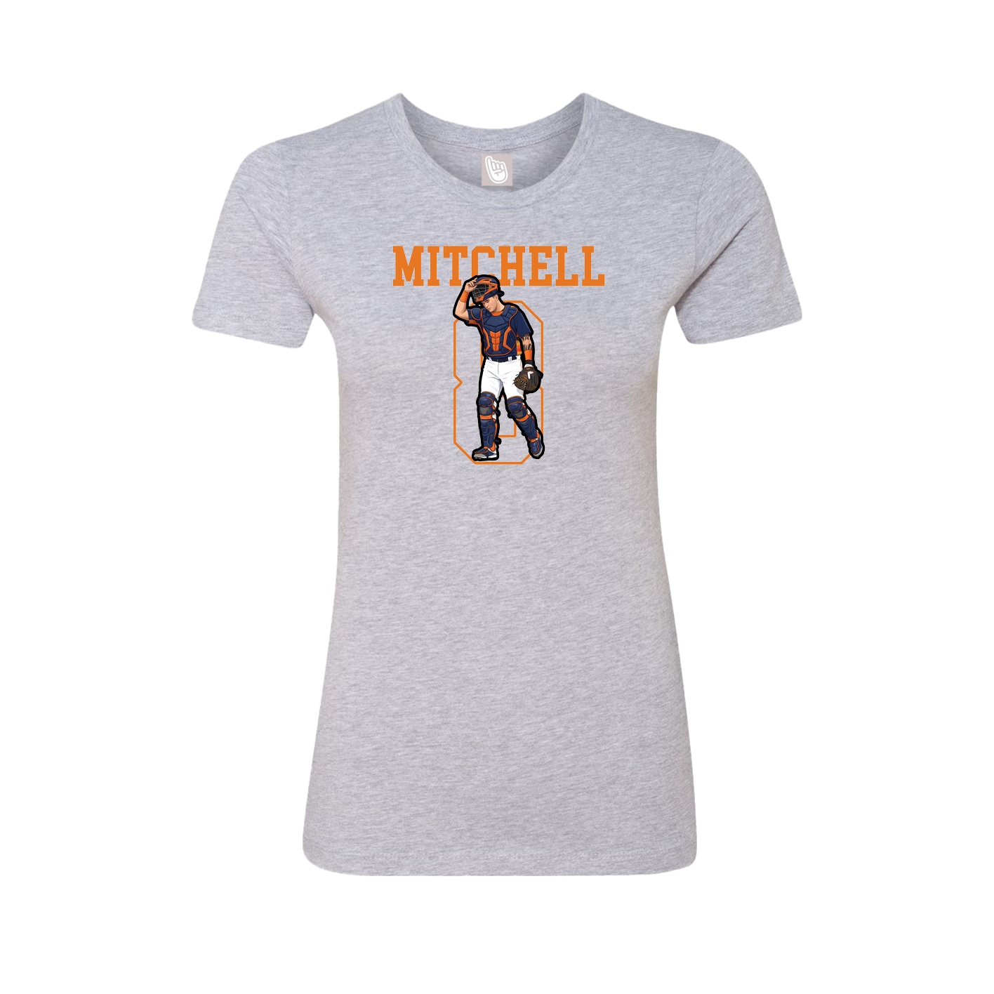 Fitted Women's Tee — Shirsey in Grey