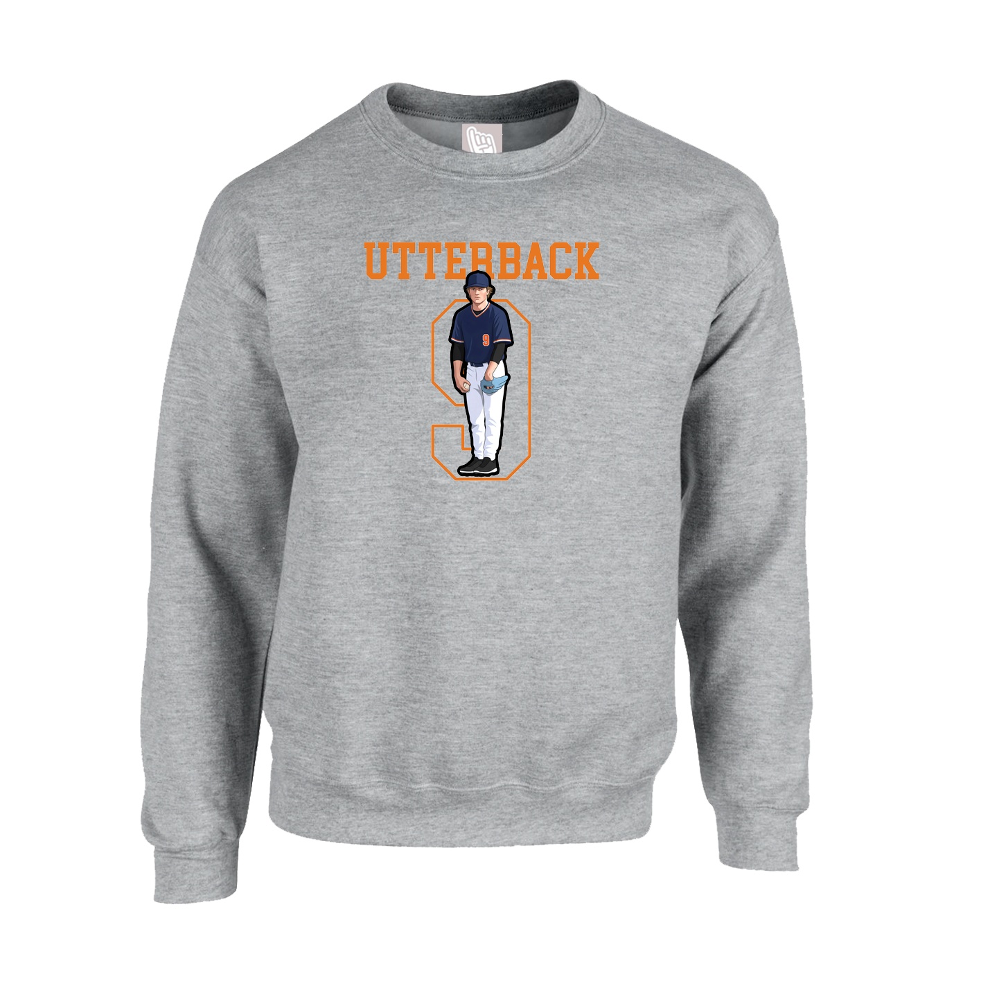 Fleece Crew — Shirsey in Grey